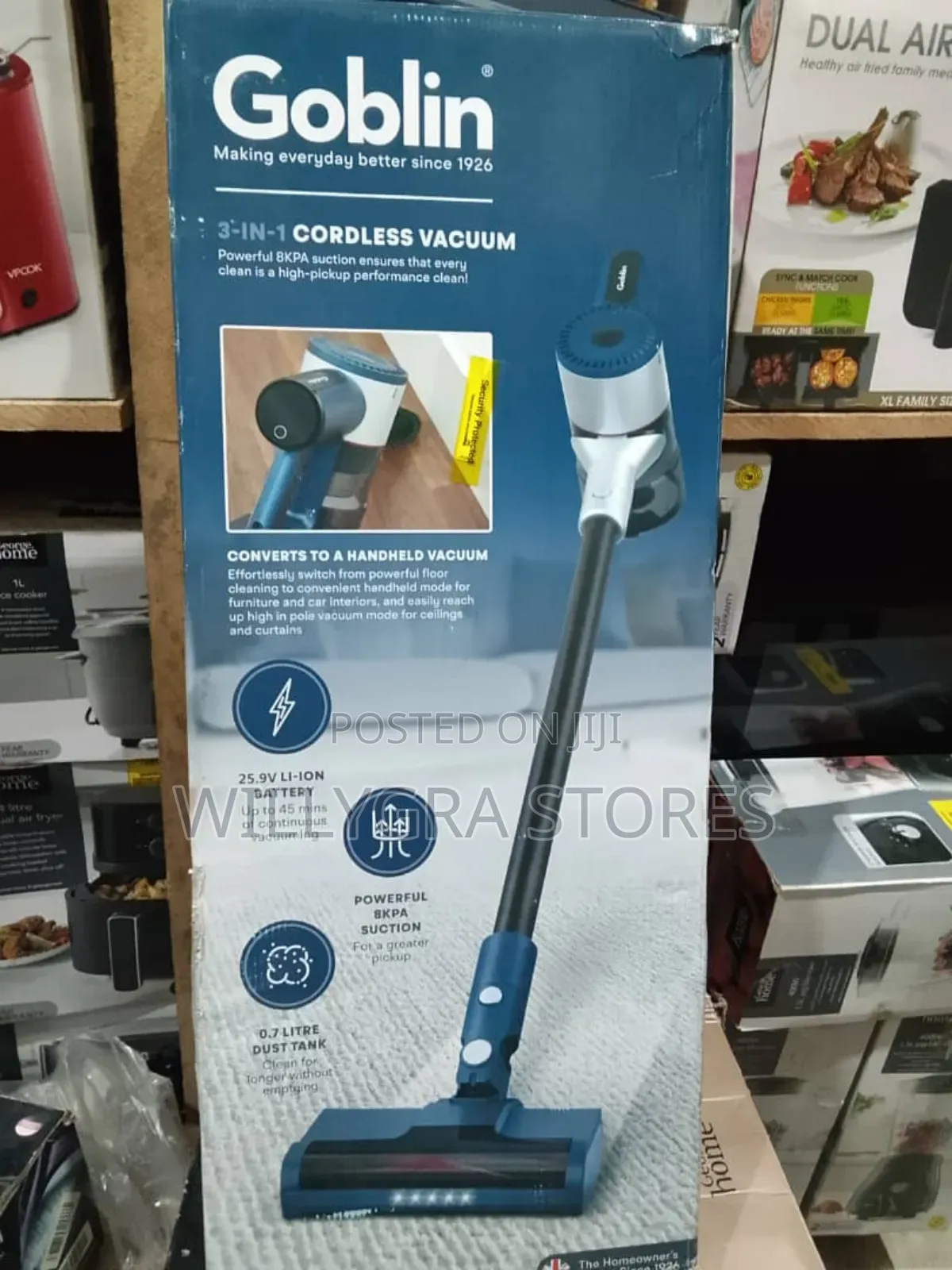Goblin 3-in-1 Cordless Stick Upright Vacuum Cleaner