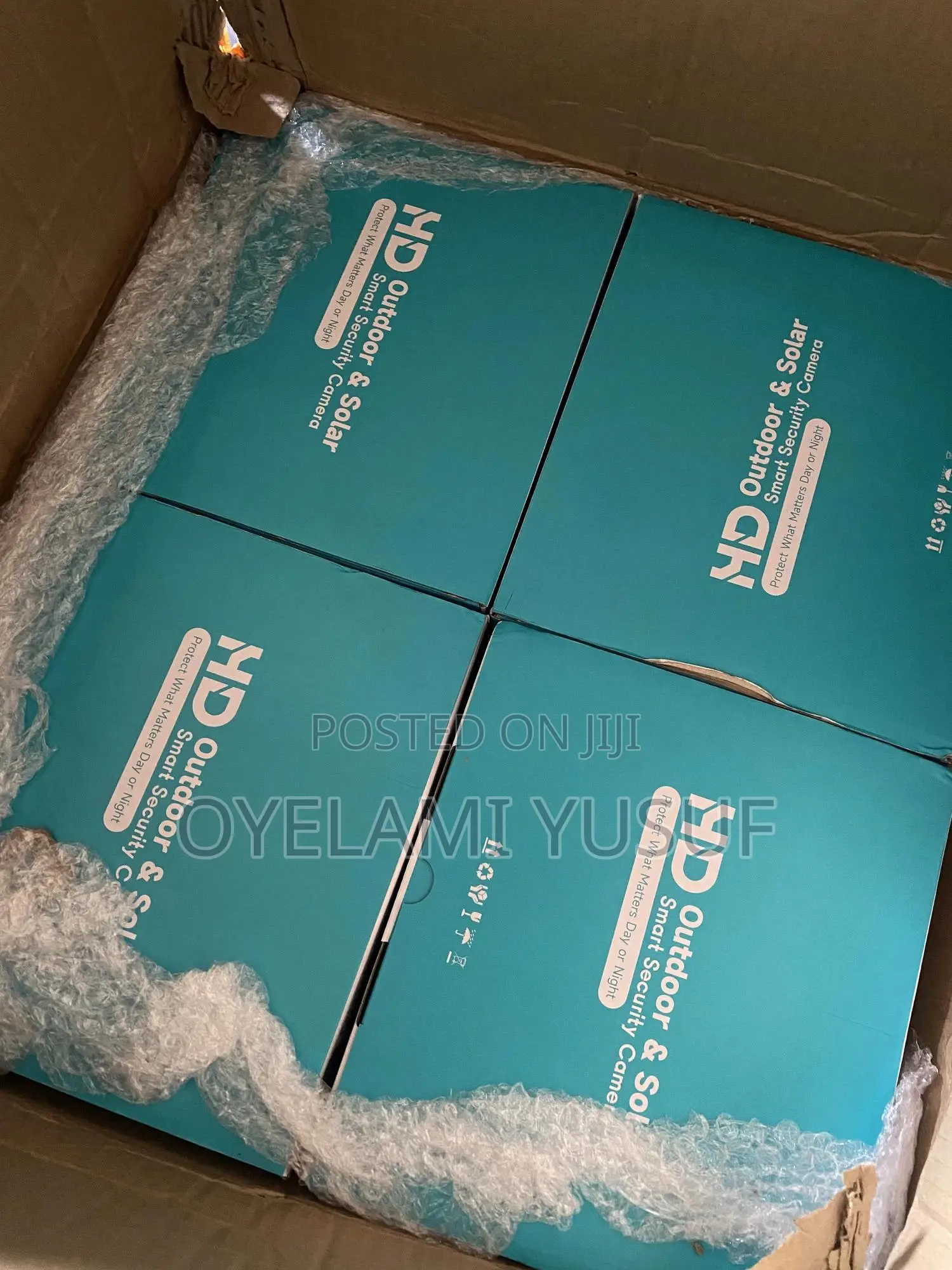 V380pro 3lens Solar CCTV Camera( 4g , Wifi ) With 64g Memory Card