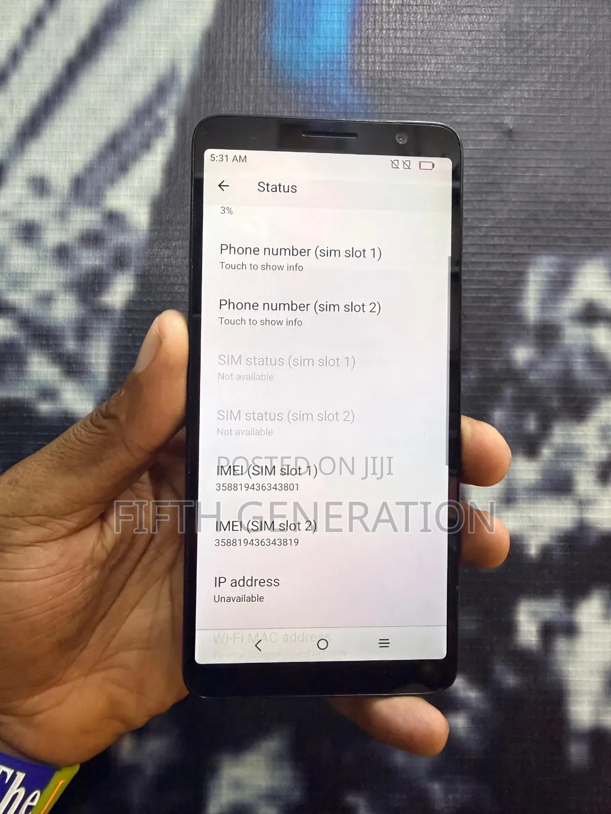 TCL 501 32 GB Black