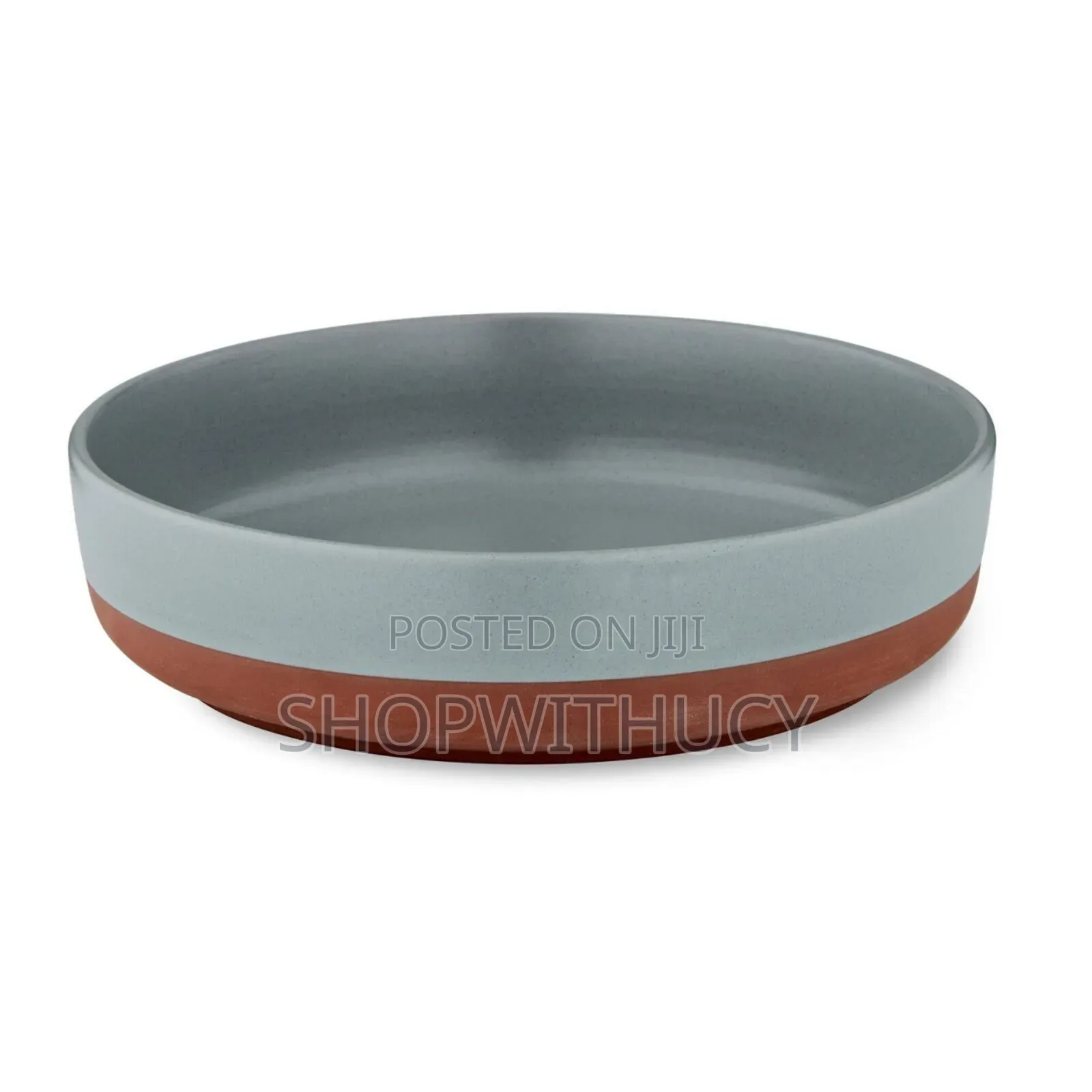 Barbary Oak Verona Set of 4 Pasta Bowls in Slate, Terracotta.