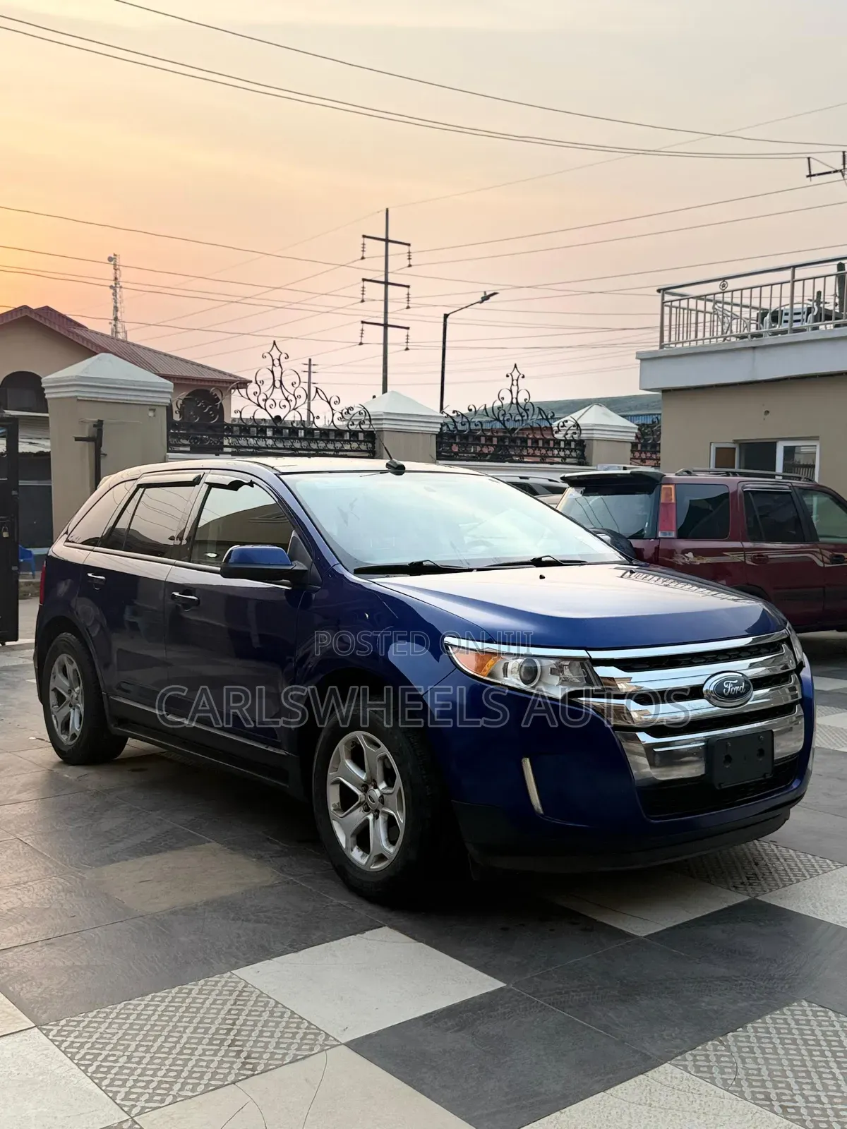 Ford Edge SEL 4dr AWD (3.5L 6cyl 6A) 2012 Blue