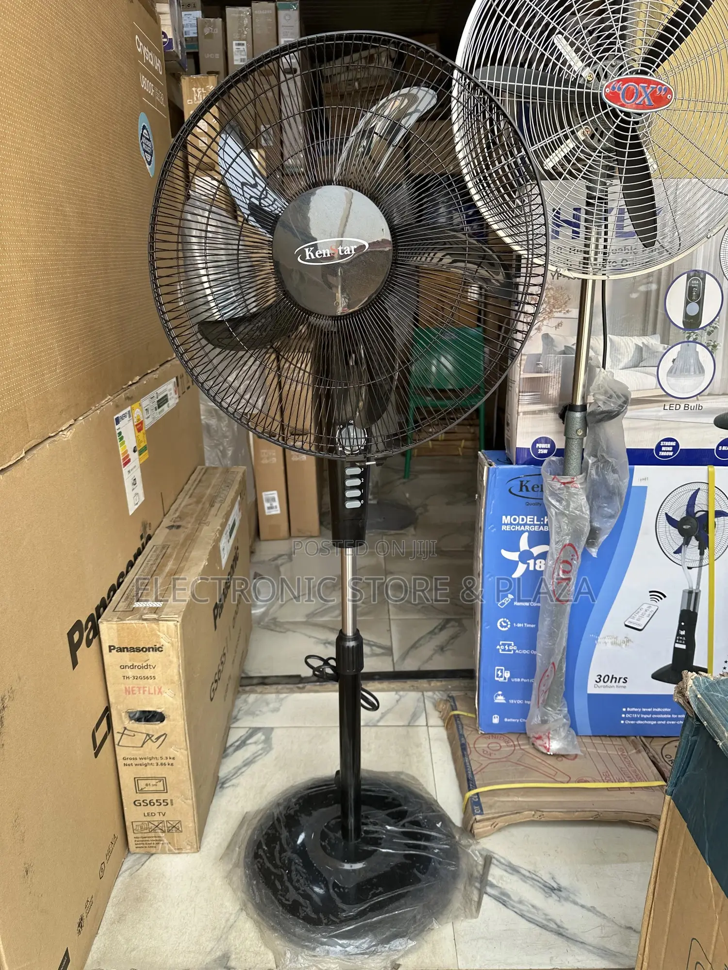 Original Kenstar 18" High-Velocity Stand Fan - Powerful Coolin