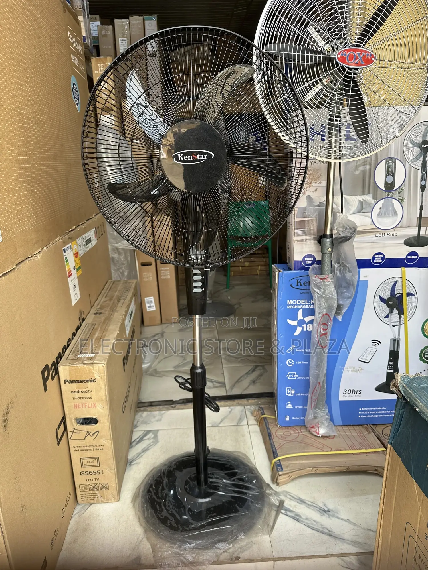 Original Kenstar 18" High-Velocity Stand Fan - Powerful Coolin