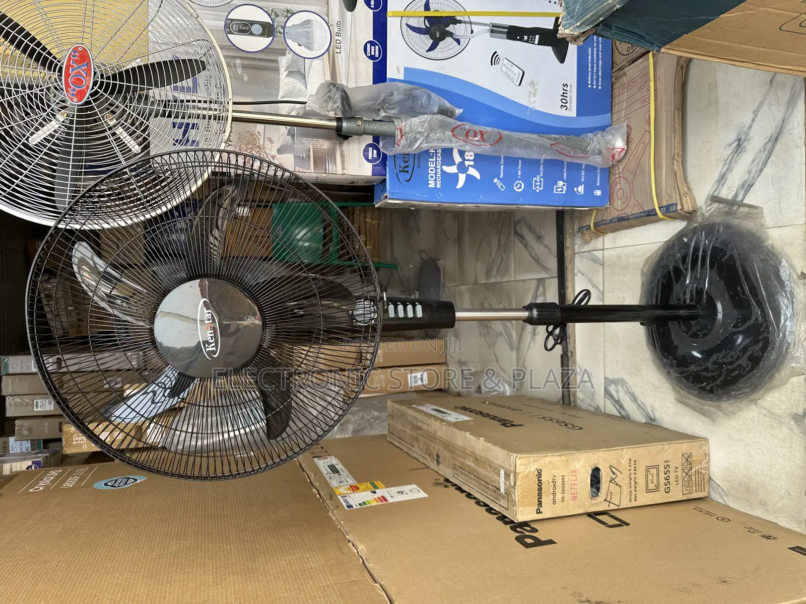 Original Kenstar 18" High-Velocity Stand Fan - Powerful Coolin