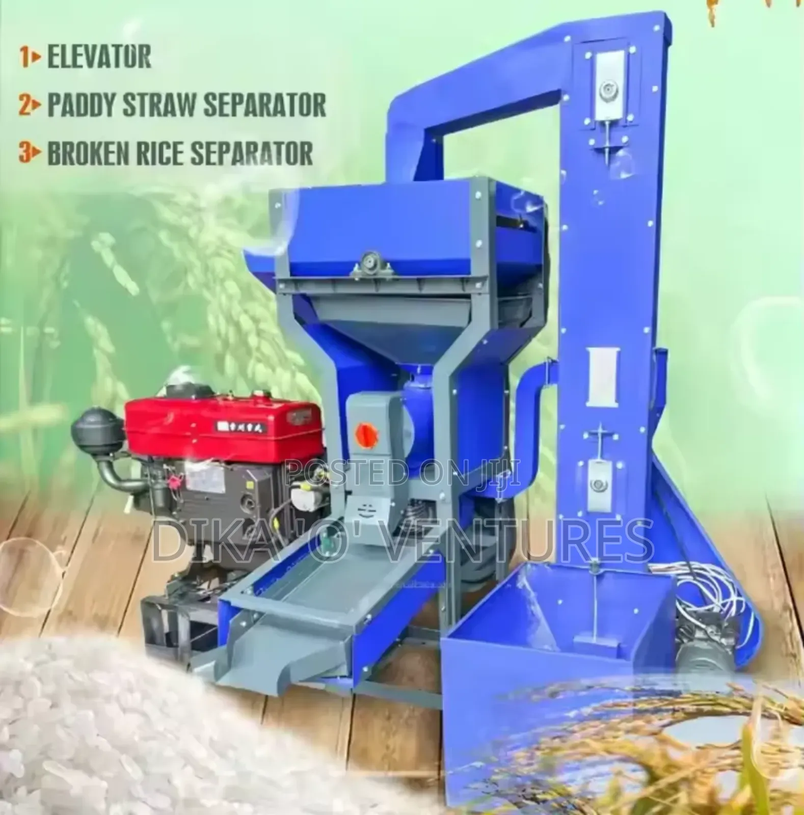 Combined Rice Milling Machine