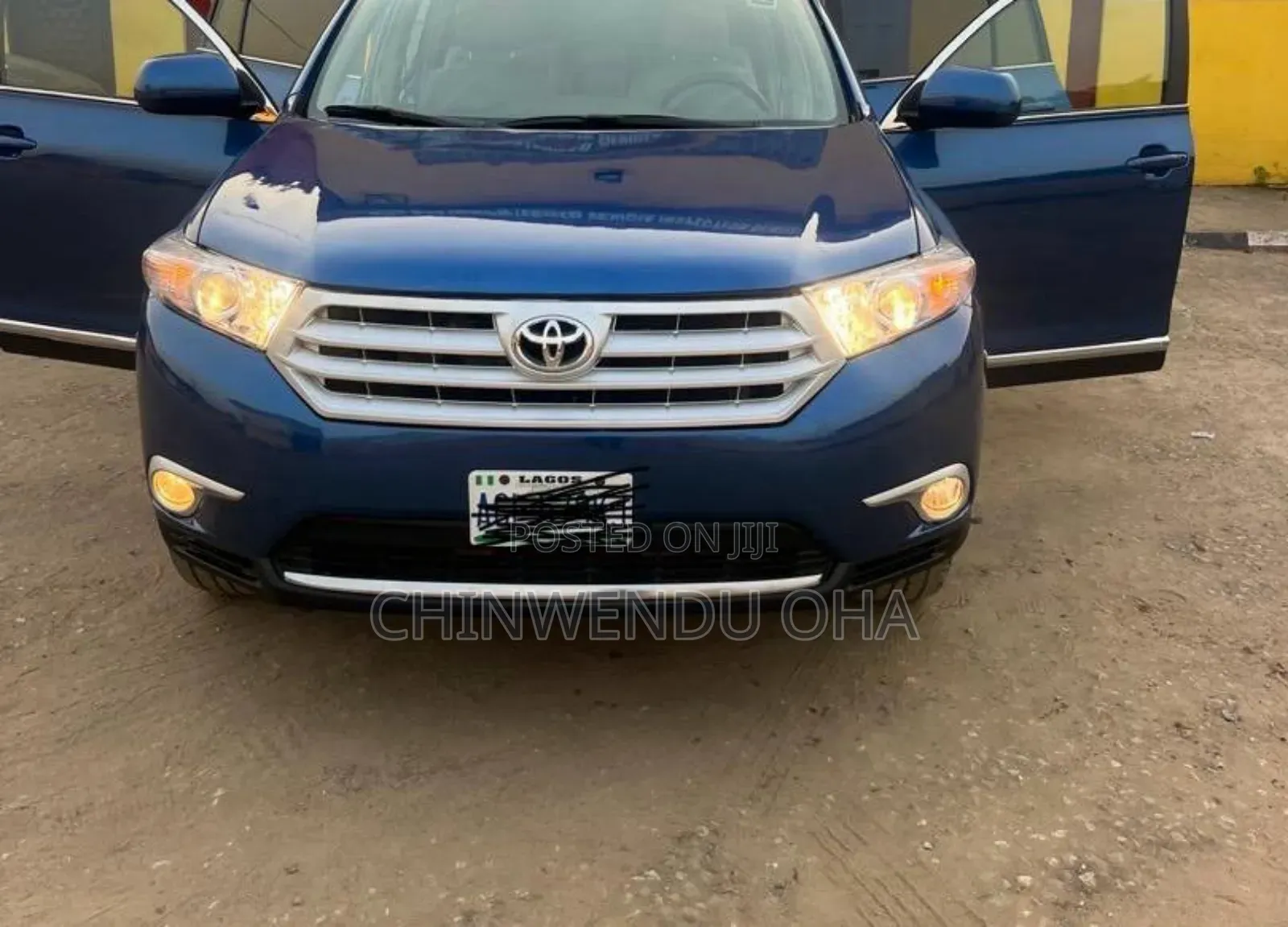 Toyota Highlander 2008 Blue