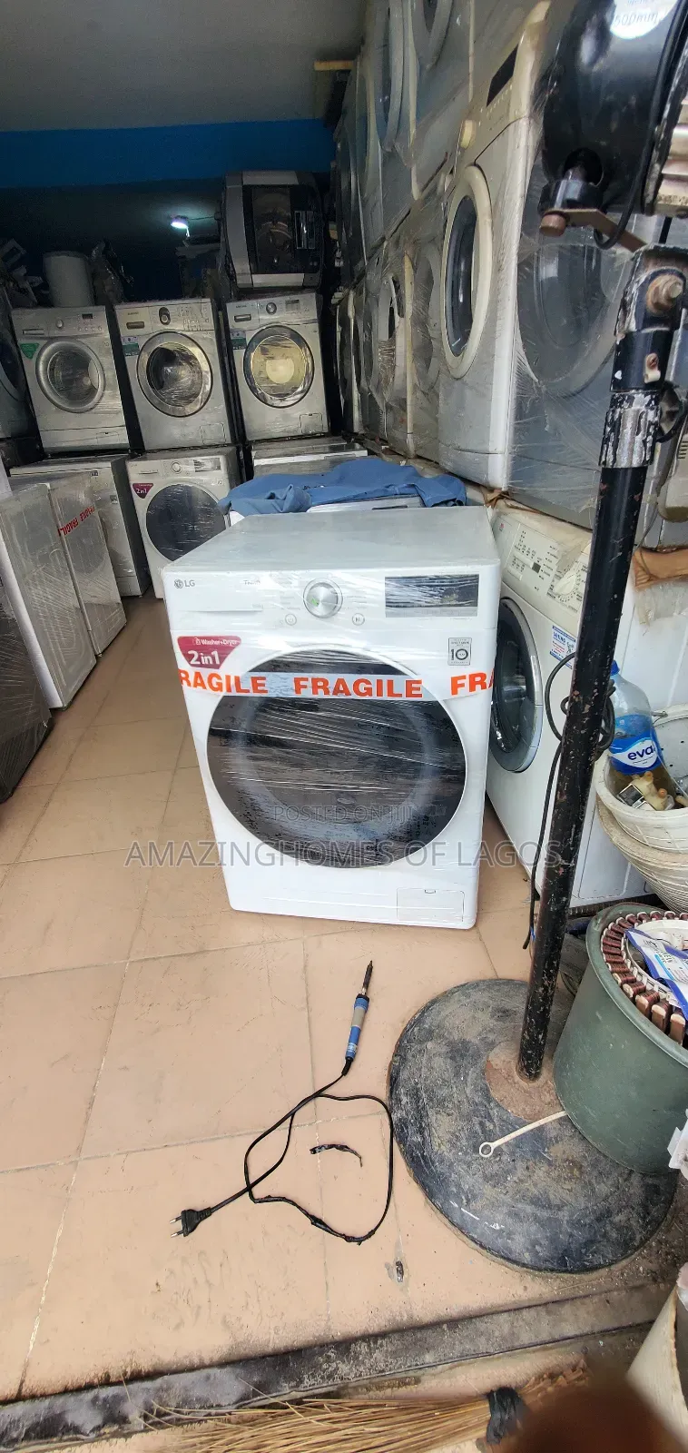 9/6kg Wash and Dry Inverter Washing Machine Lg, Direct Belgium Uk