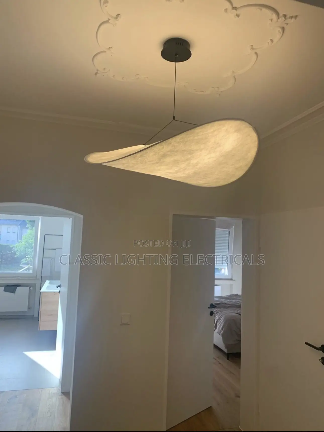 Pendant Lamp Nordic Vertigo Led Silk Pendant Light For Living Room