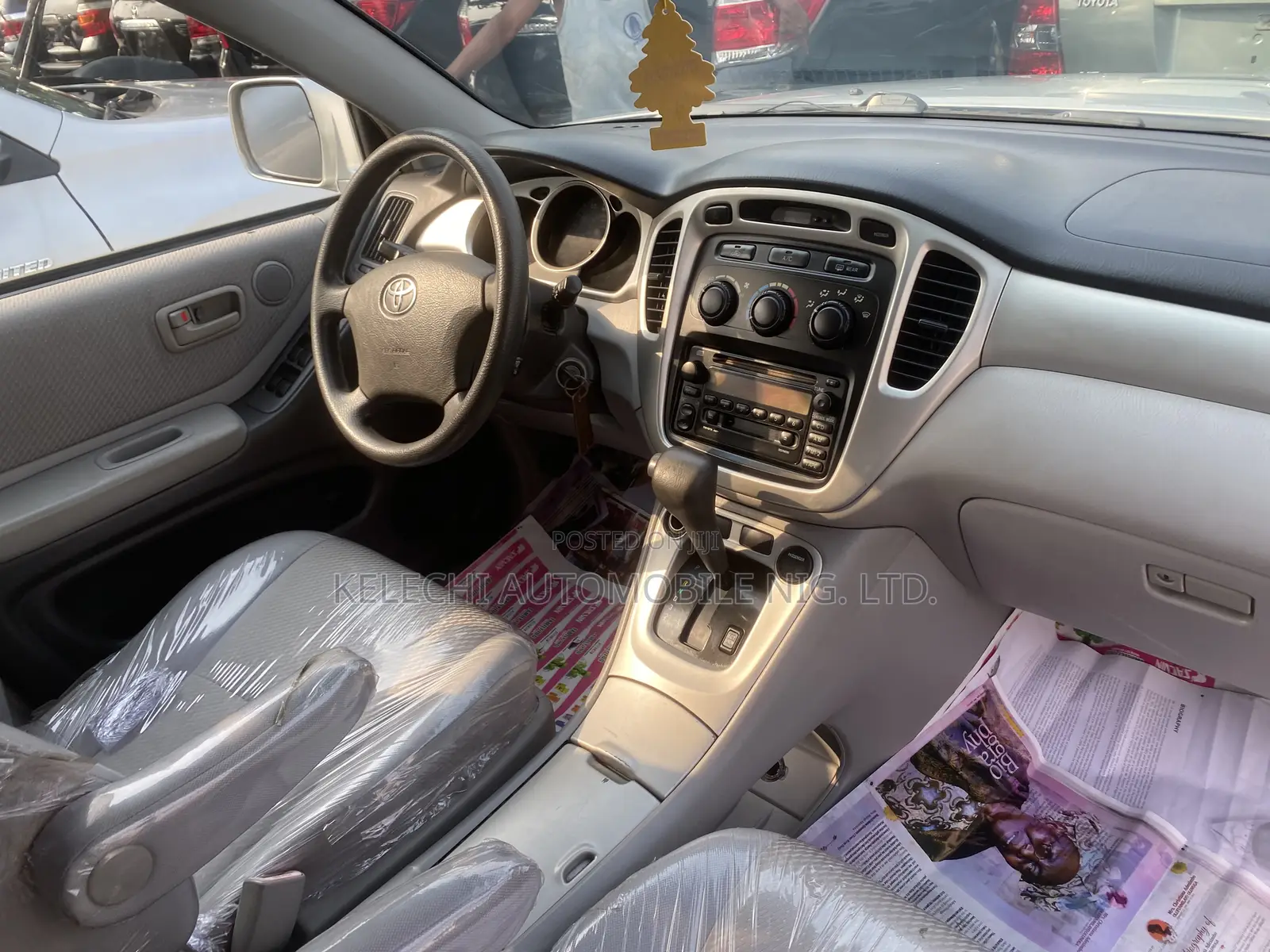 Toyota Highlander V6 2005 Gray