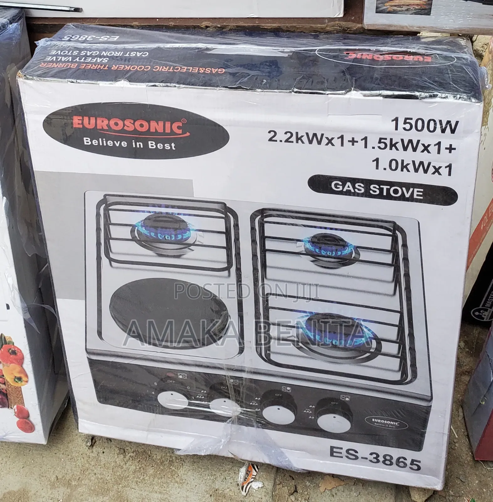 Eurosonic Table Gas With Electric