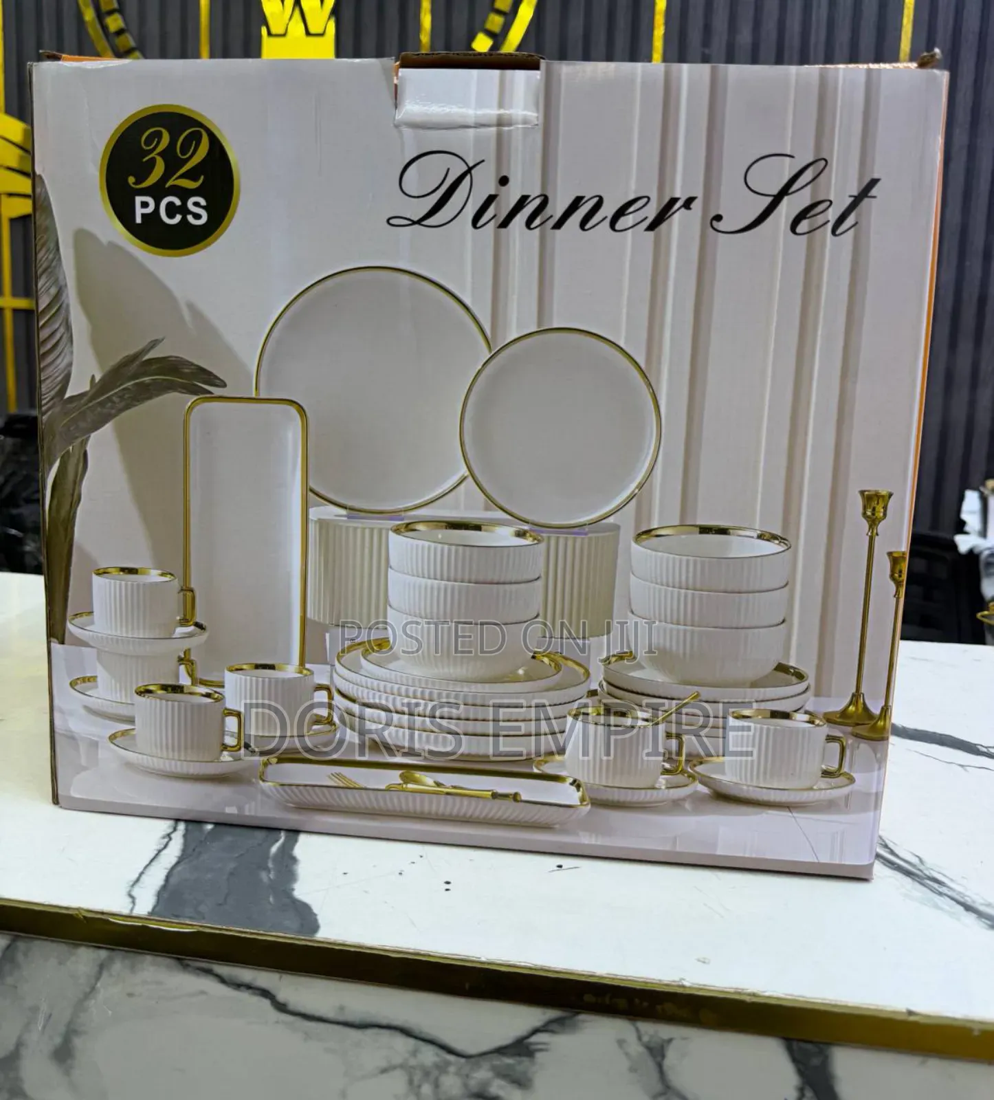 Qaulity 32 Pieces Dinner Set
Available
