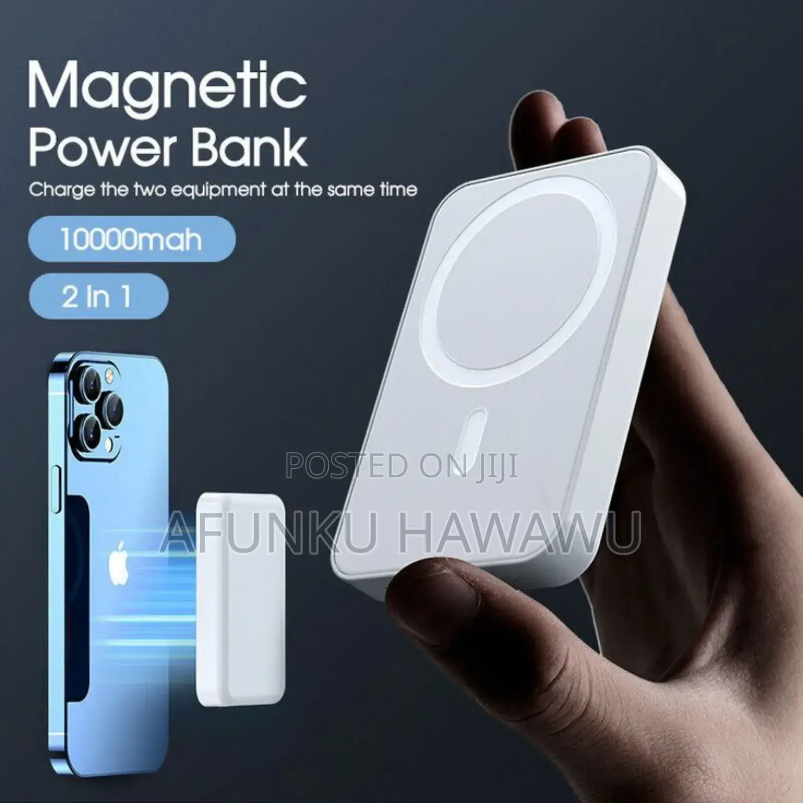 Magnetic Wireless Power Bank 10000mah