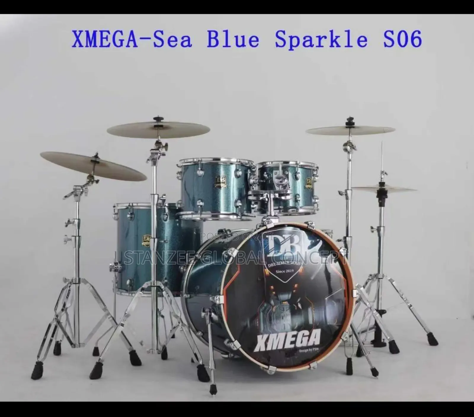 X-Mega Series Db Drummer Boss Professional 5 Set Drum