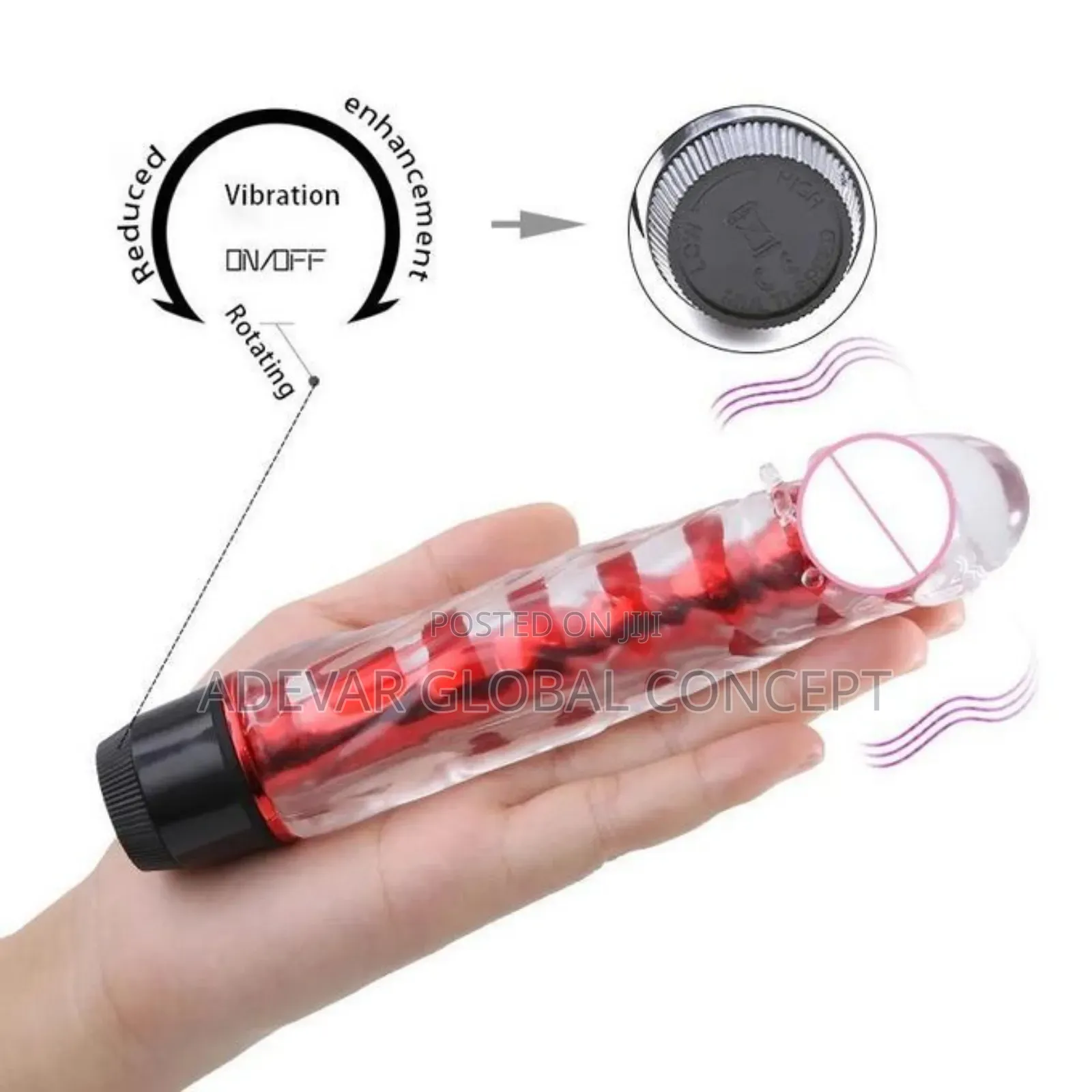 Womens Waterproof Powerful G-Spot Battery Vibrator Sex Toy