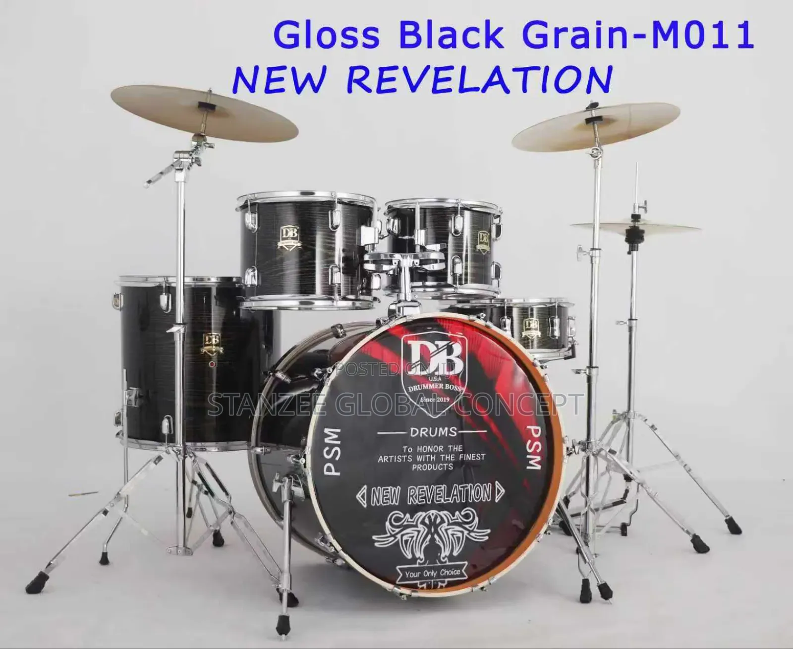 Drummer Boss New Revelation Series Professional 5 Set Drum