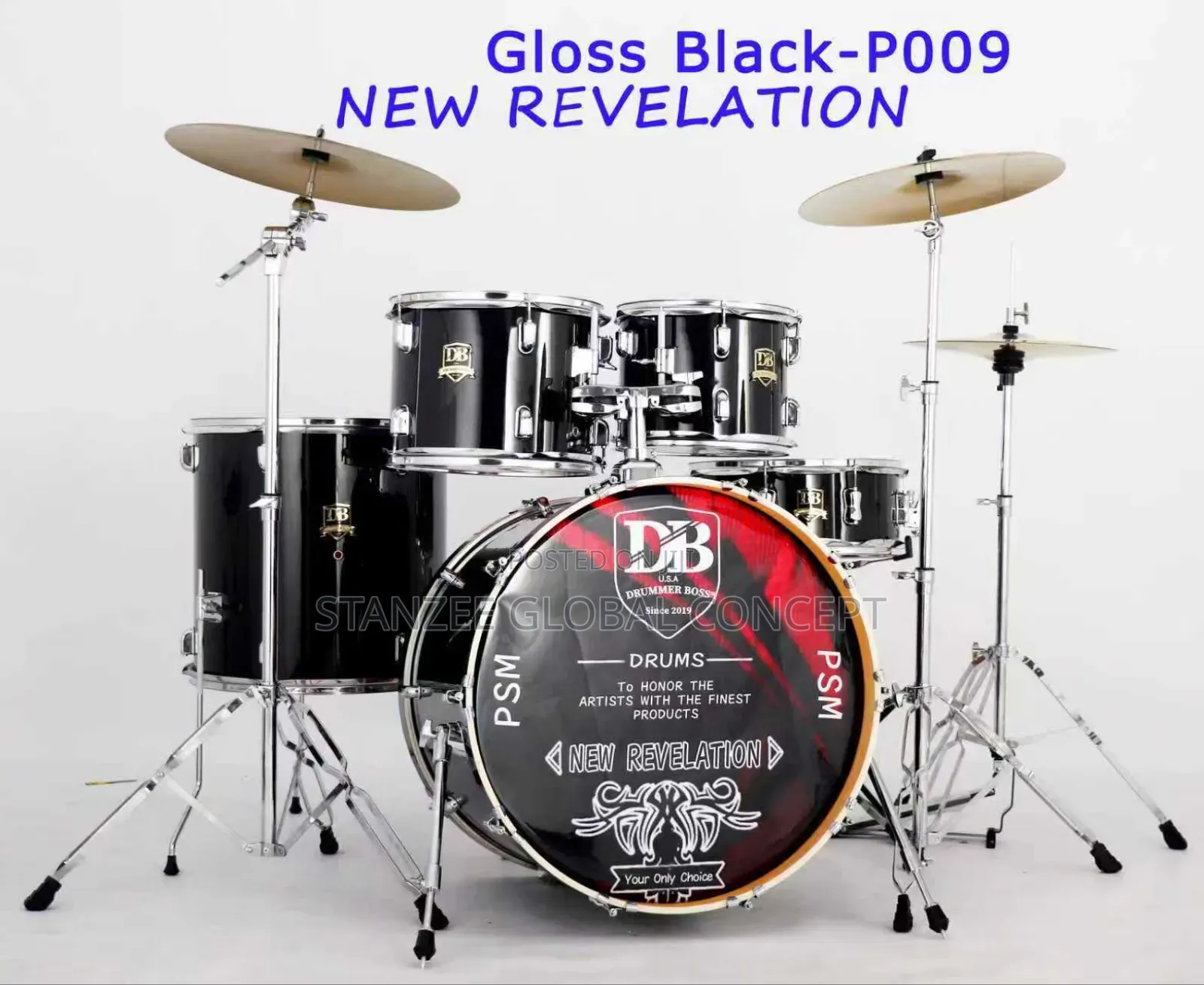 Drummer Boss New Revelation Series Professional 5 Set Drum