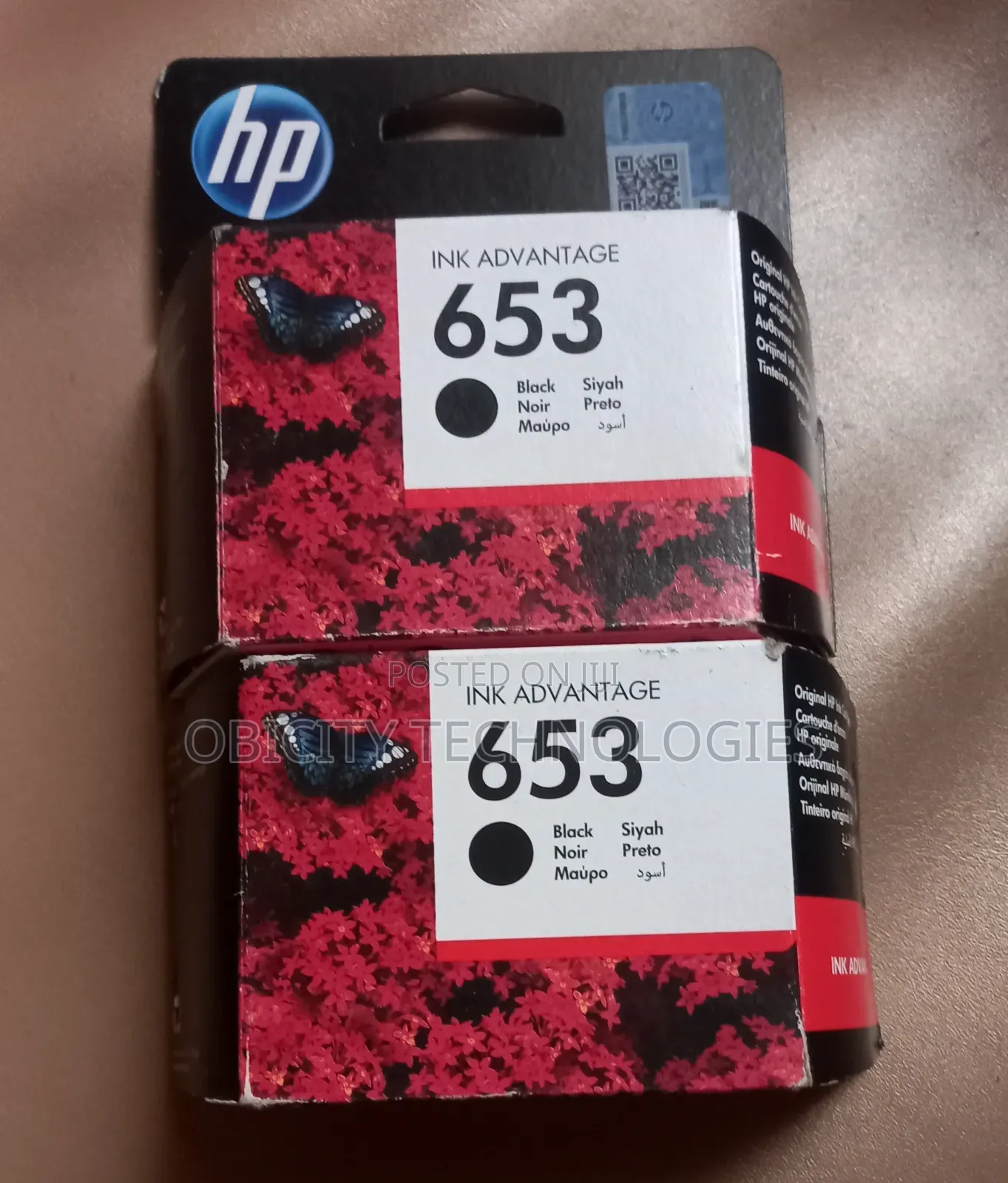 Hp 653 Black Original Ink Cartridge