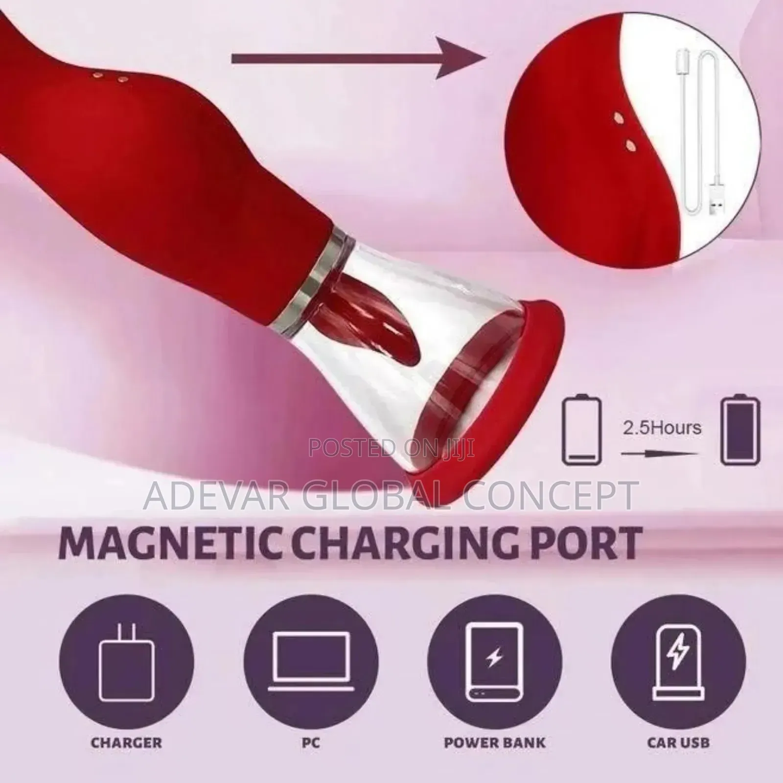 Lady Shape 3 in 1 Sucking Vibrating Av Wand Women Sex Toy