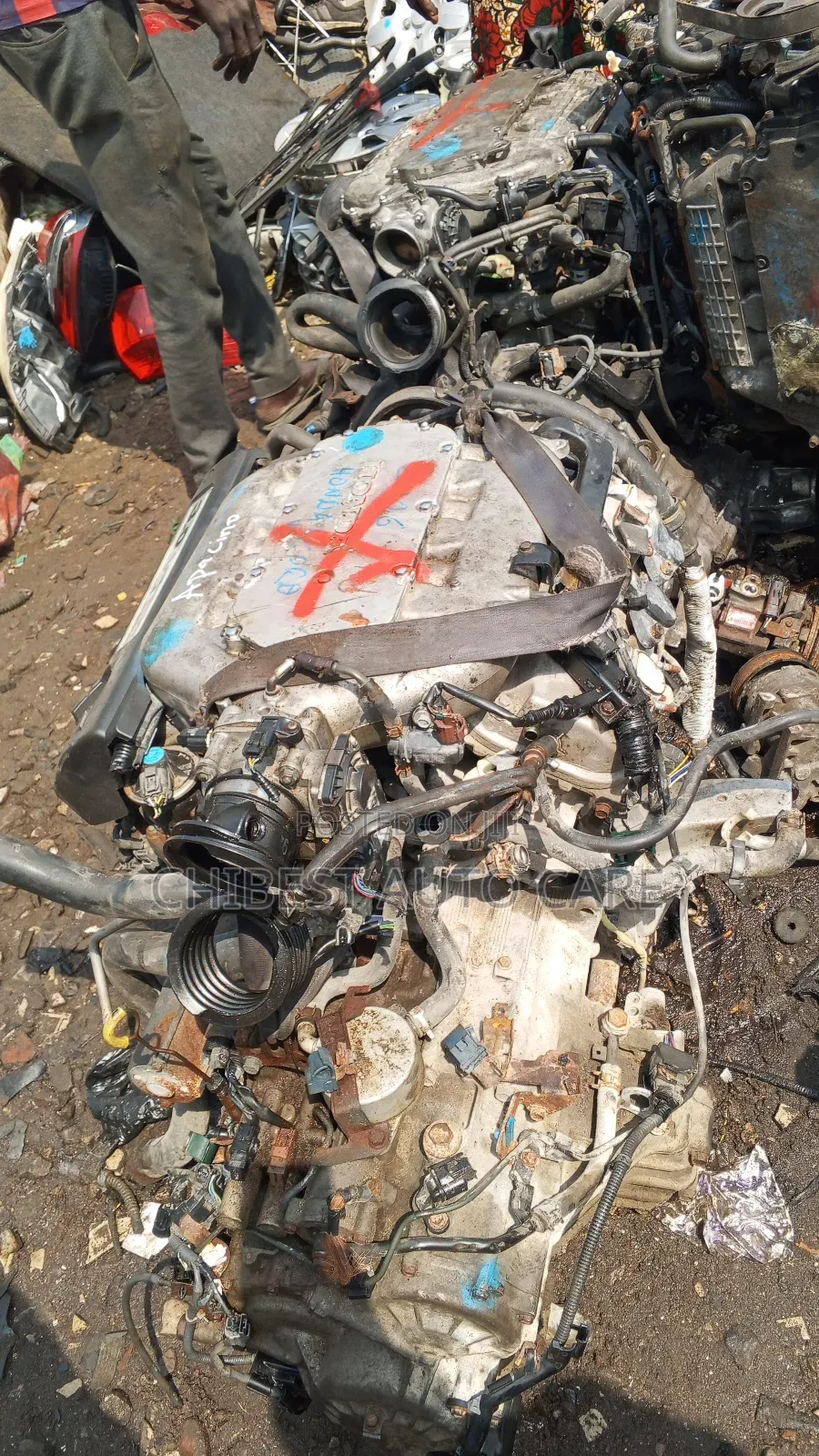 Complete Engine and Gearbox for Honda Accord 2005 Model Eod V6 Direct
