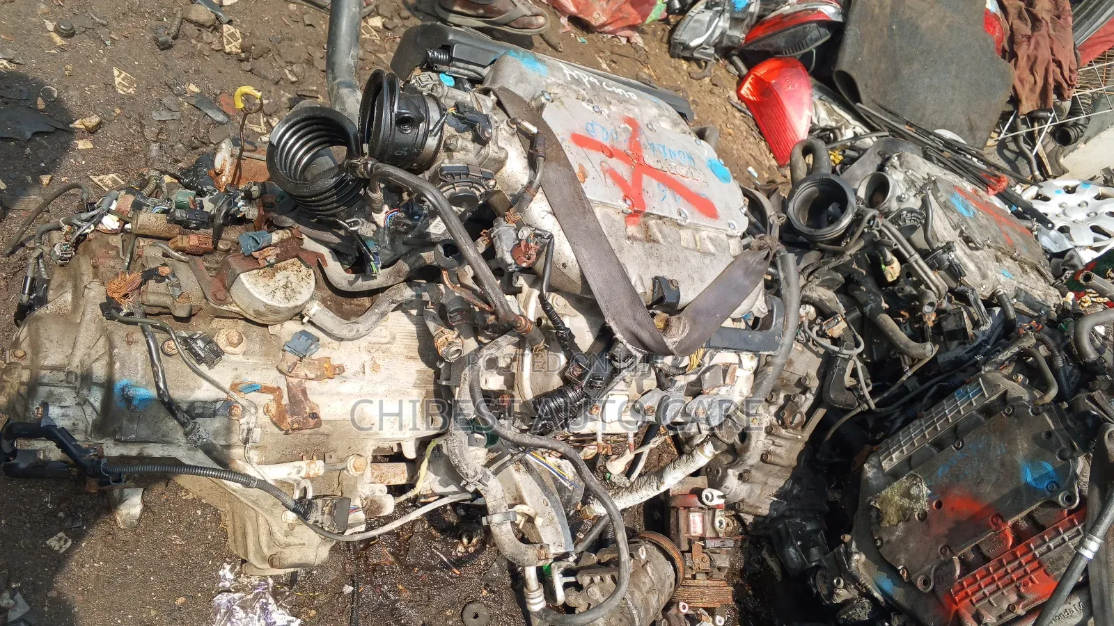 Complete Engine and Gearbox for Honda Accord 2005 Model Eod V6 Direct