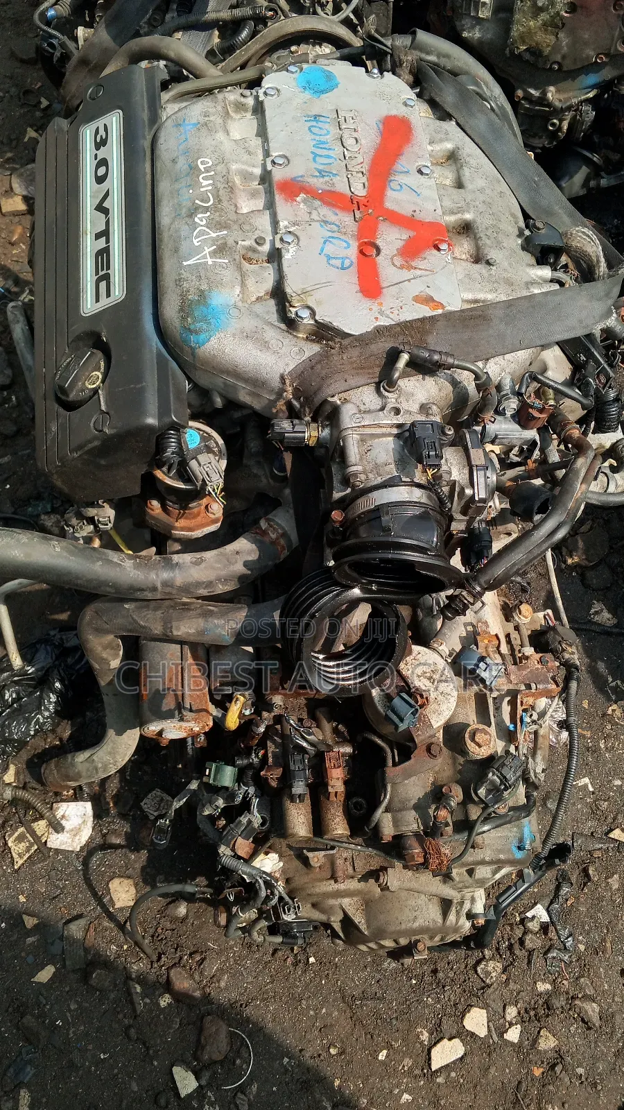 Complete Engine and Gearbox for Honda Accord 2005 Model Eod V6 Direct