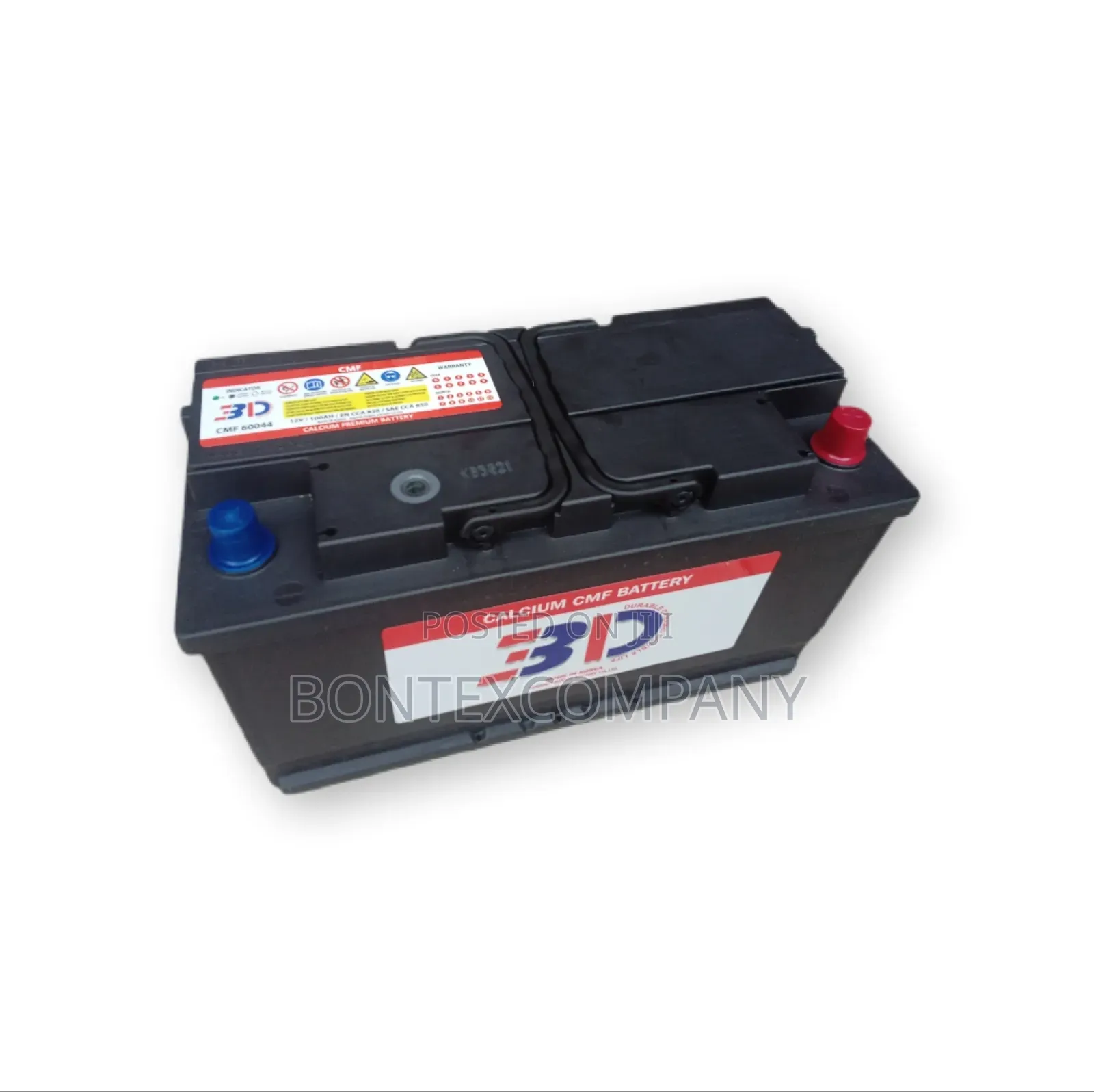 100ah 3d Car Battery