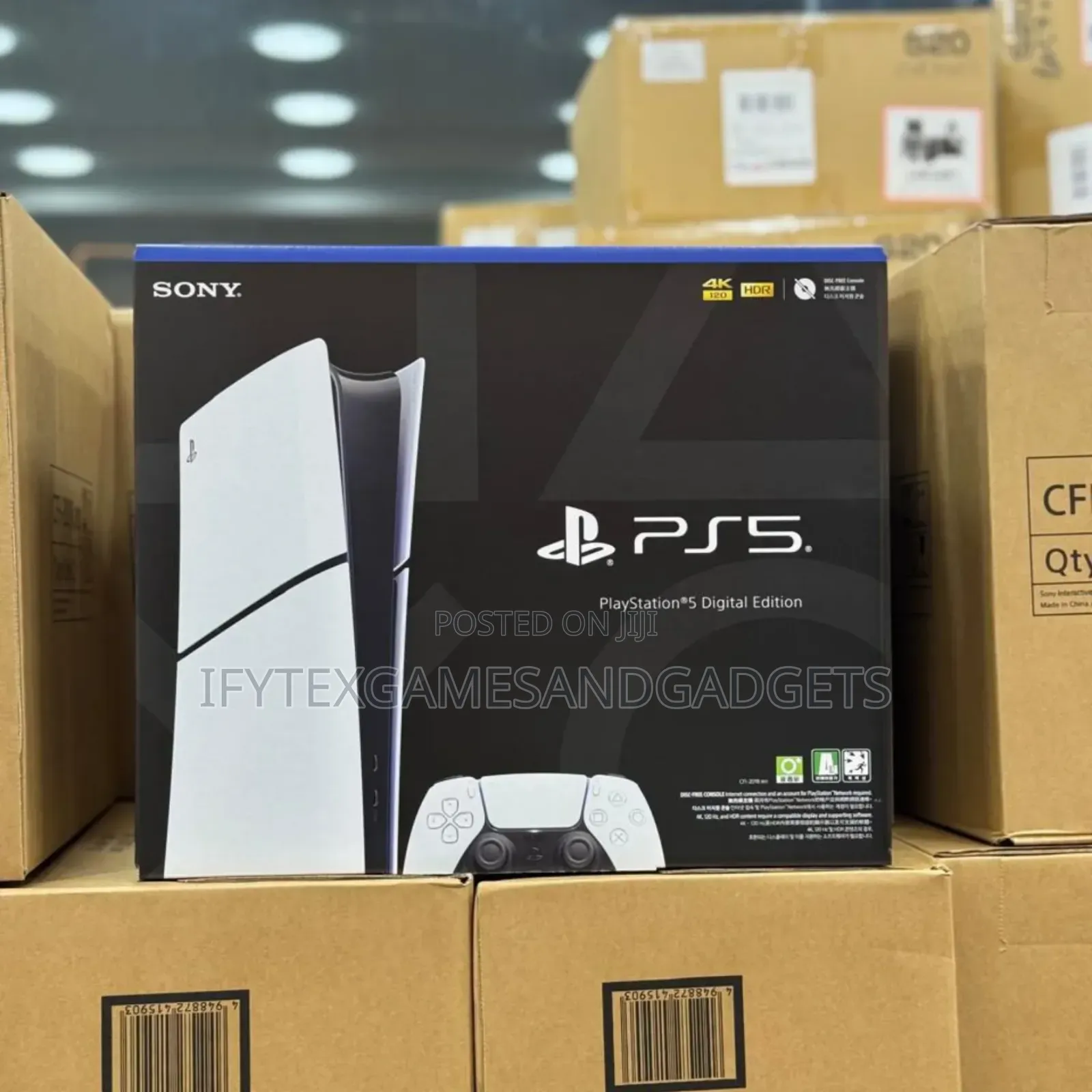Ps 5 Console Slim New 825gb /12 Games to Be Installed/Extra Pad