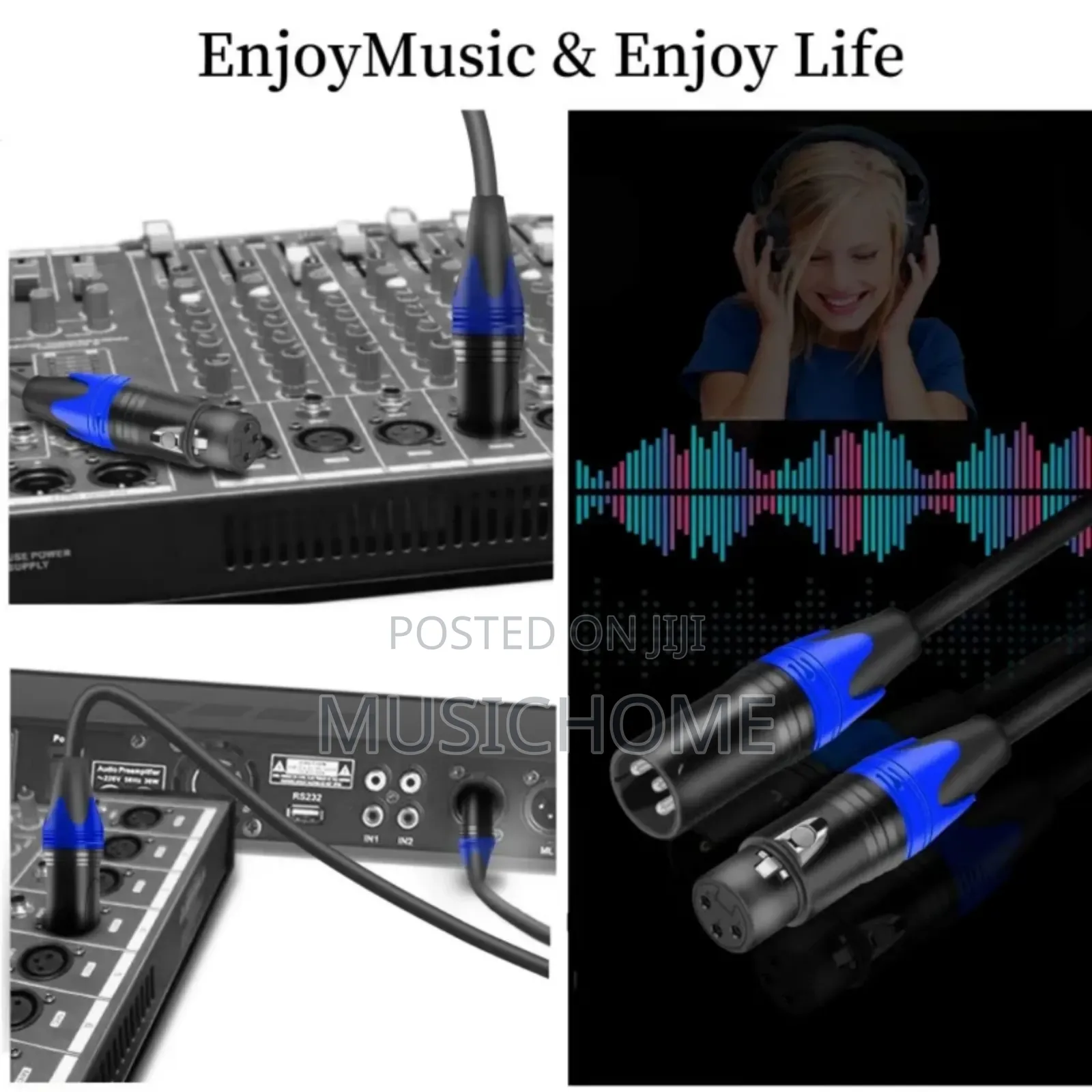 Multi-purpose Xlr Female To Xlr Male 15m