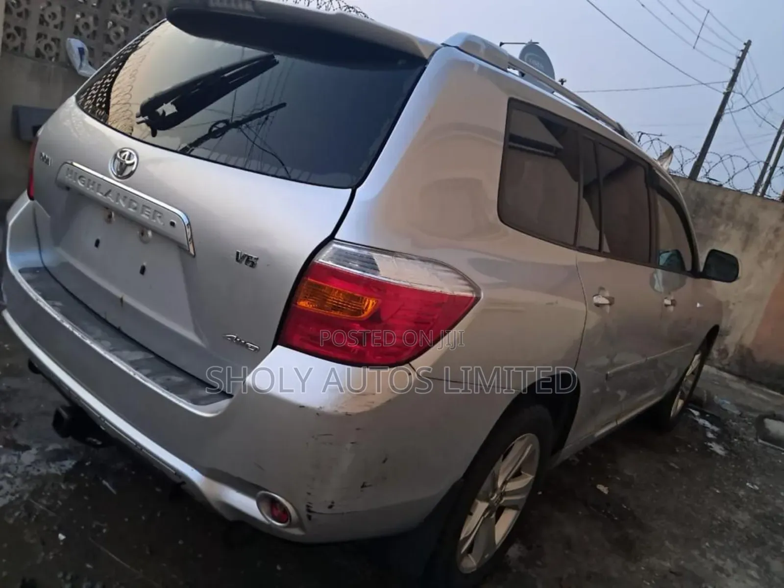 Toyota Highlander Limited 2009 Silver