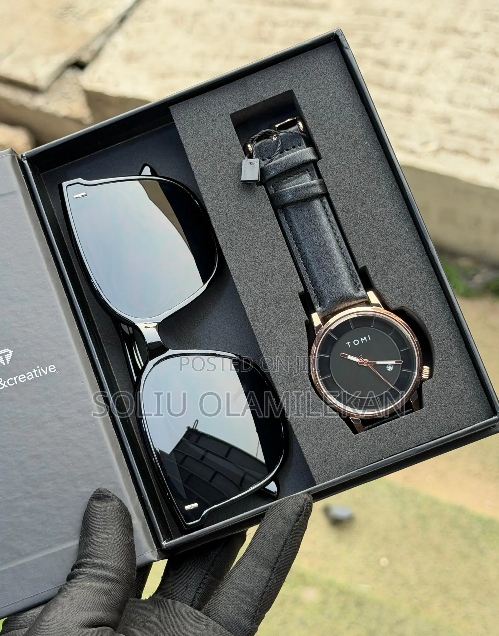 Tomi Leather* Comes With Exact Glasses and Box