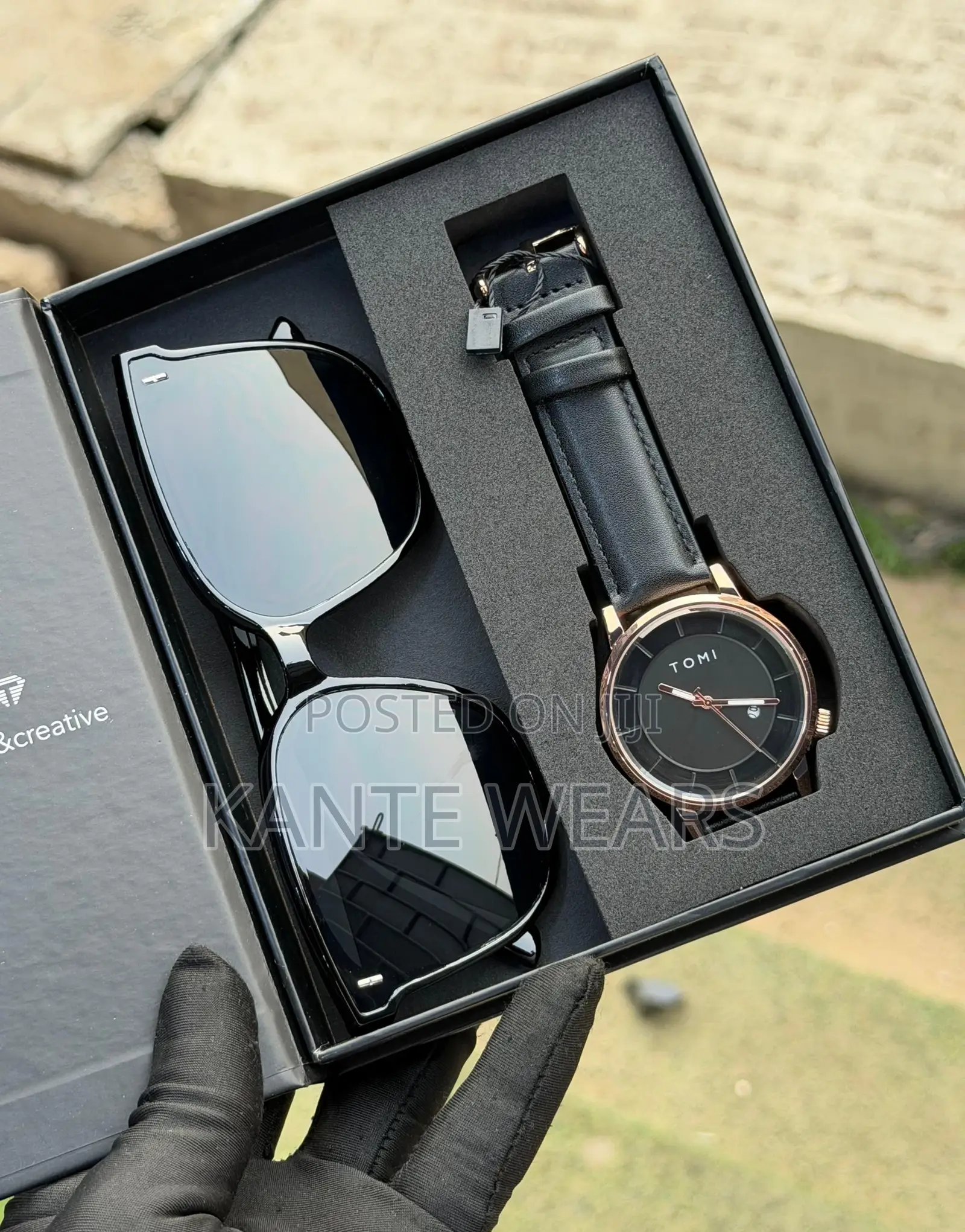 Tomi Leather* Comes With Exact Glasses and Box