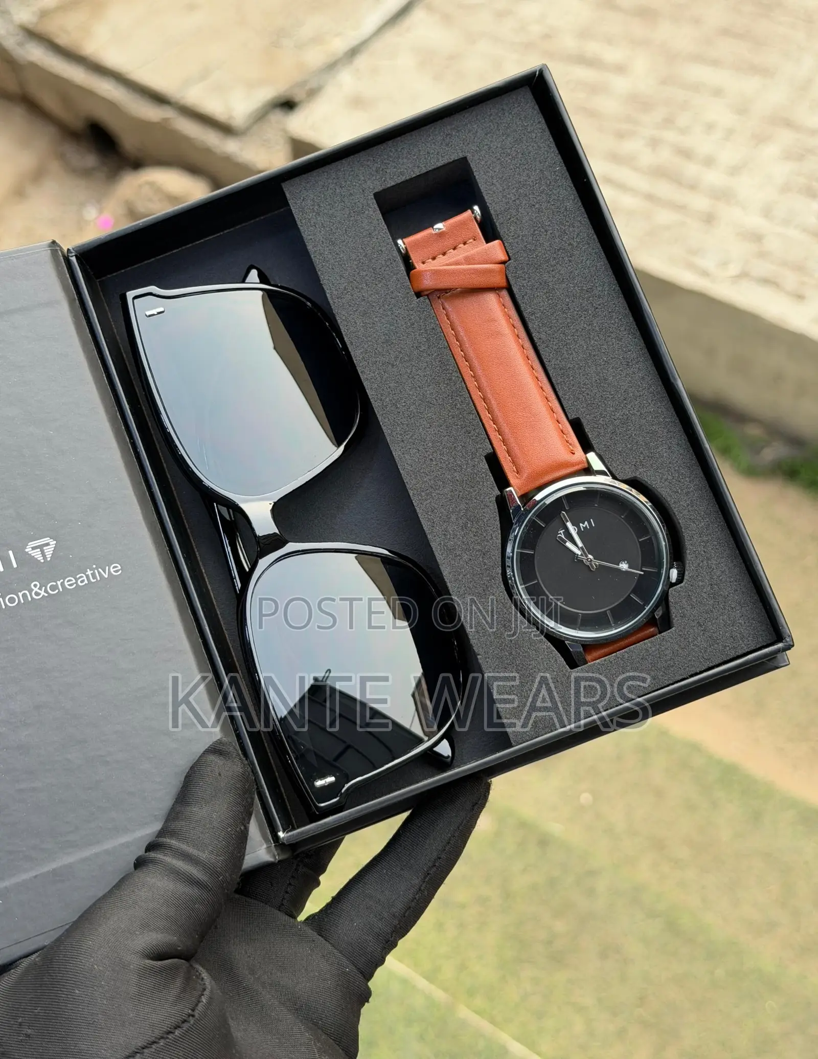 Tomi Leather* Comes With Exact Glasses and Box