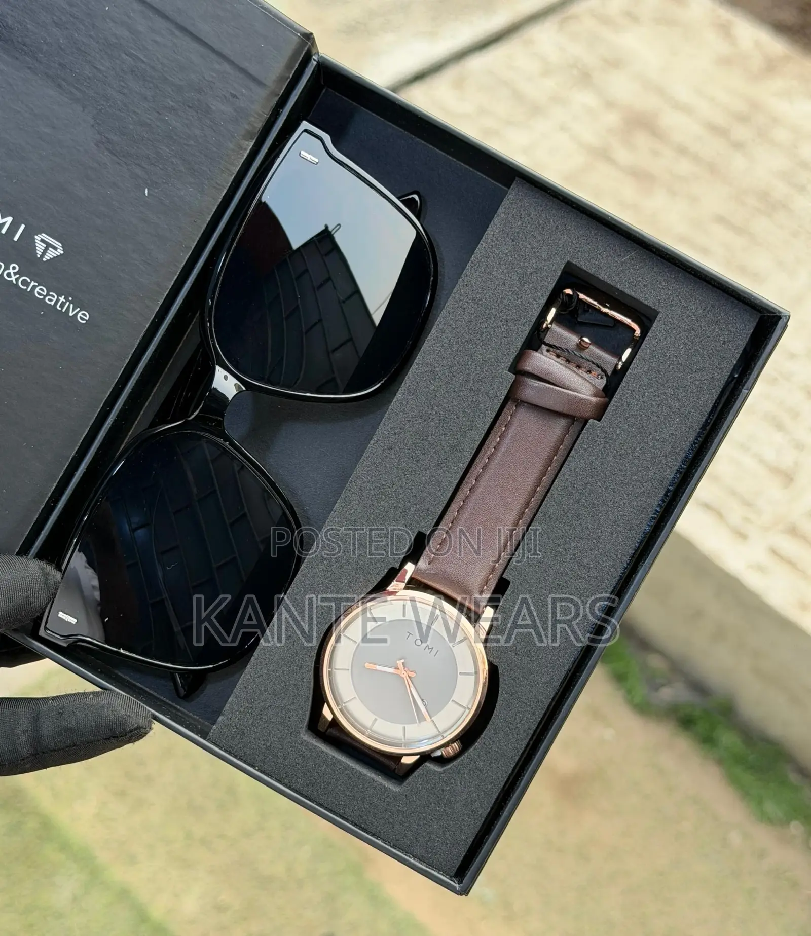 Tomi Leather* Comes With Exact Glasses and Box