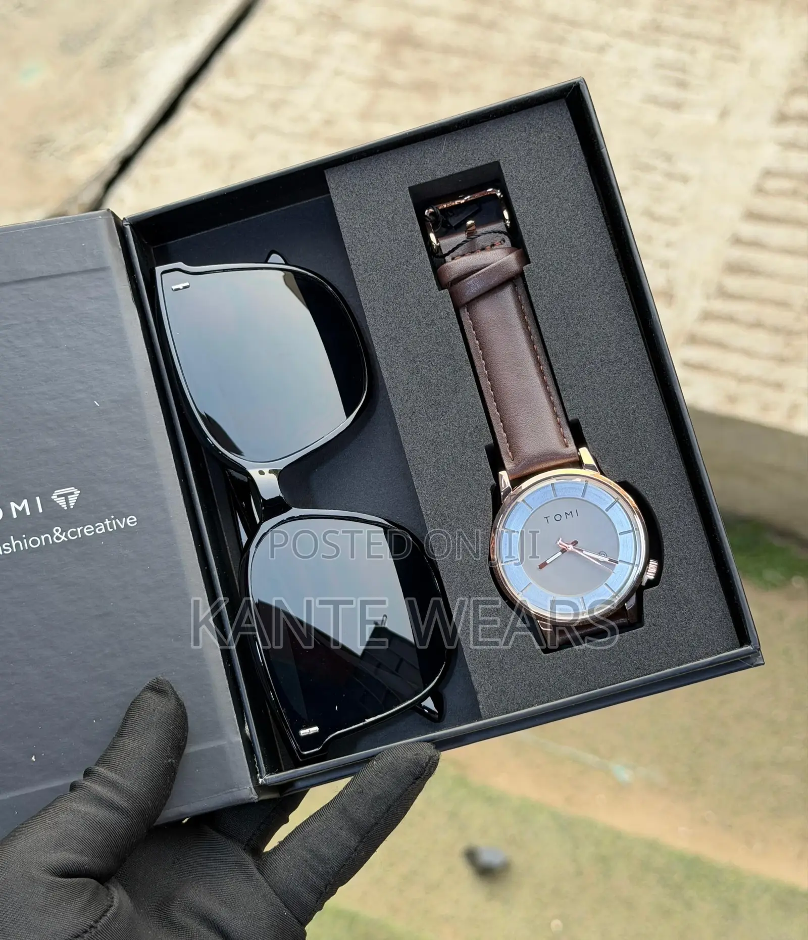 Tomi Leather* Comes With Exact Glasses and Box