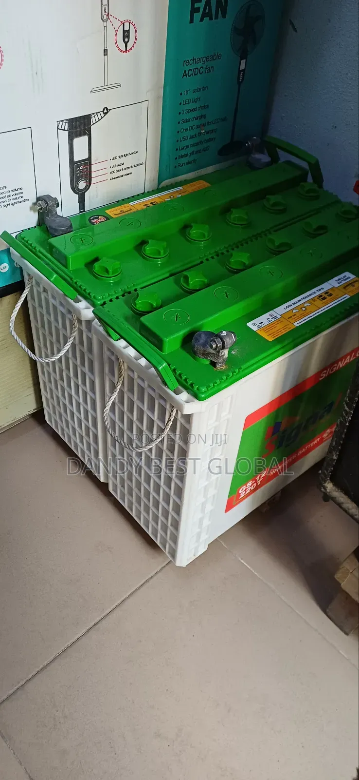 Signal Gold Tall Tubular Battery 220ah