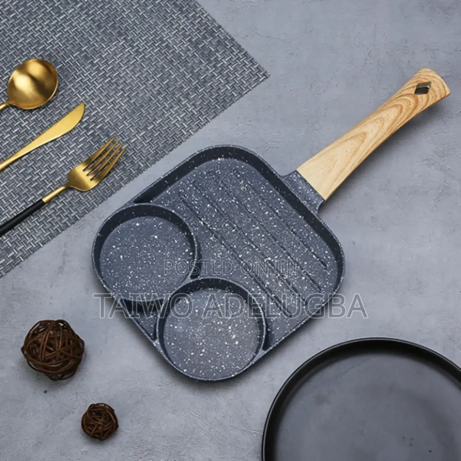 3 in 1 Non Stick Pancake/Fry Pan Induction Cooker