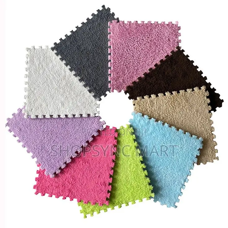Pet-Friendly Washable Carpet Tiles Set