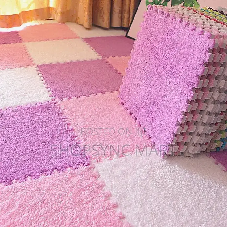 Pet-Friendly Washable Carpet Tiles Set