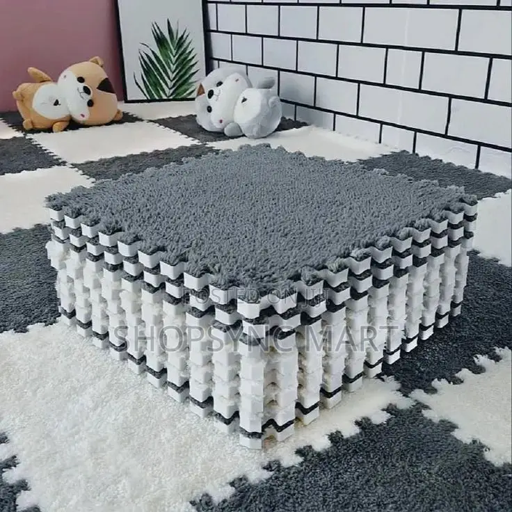 Pet-Friendly Washable Carpet Tiles Set