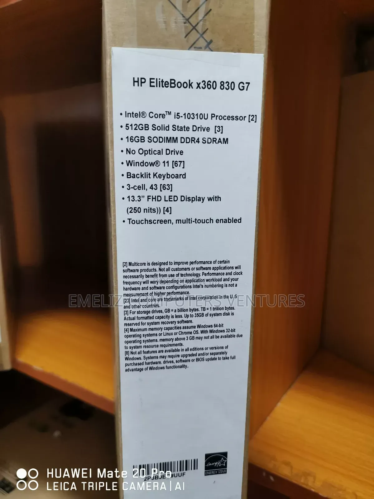 New Laptop HP EliteBook 830 G7 16GB Intel Core I5 SSD 512GB