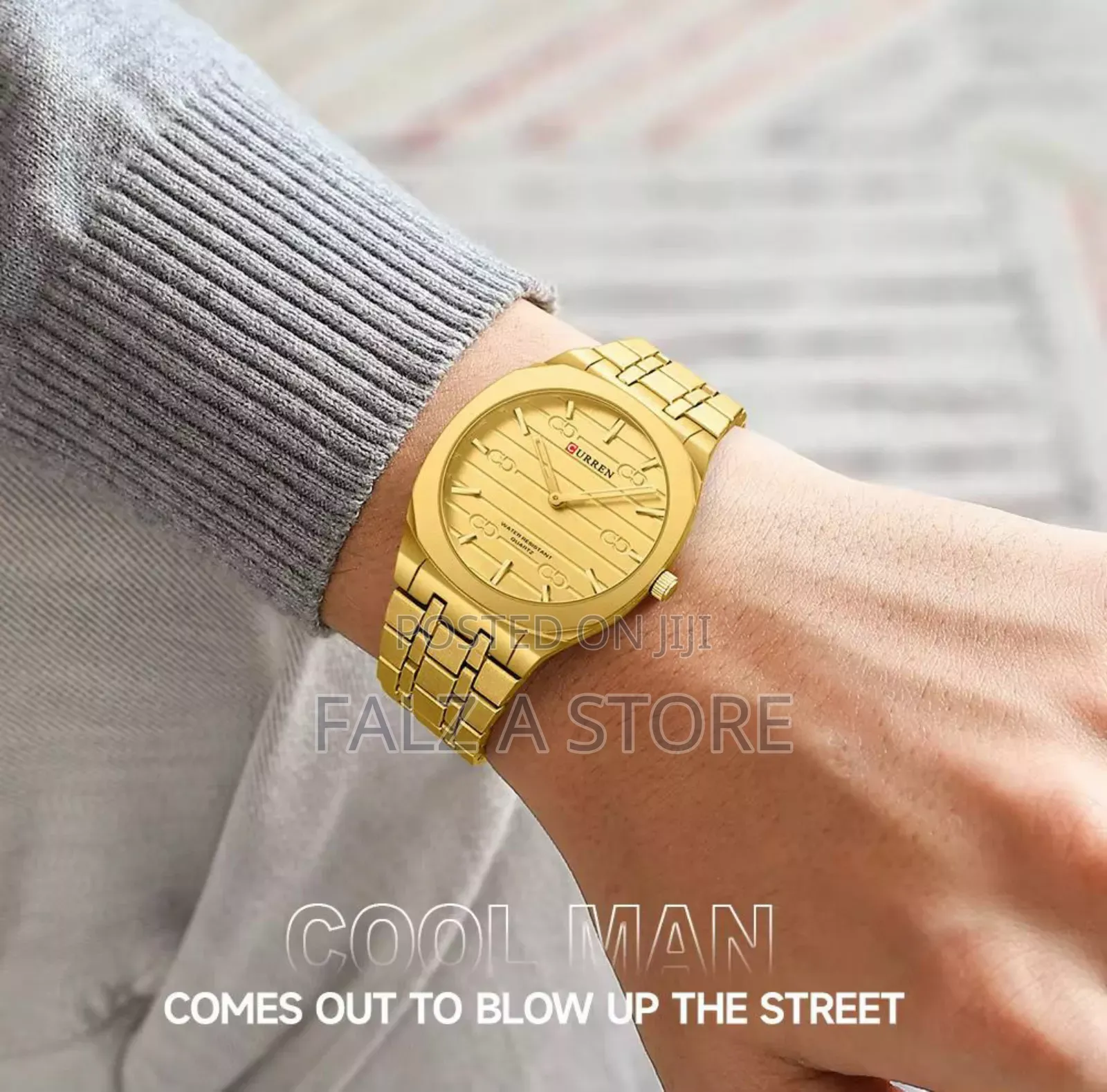 Curren Chain Wristwatch (Quartz Movement)