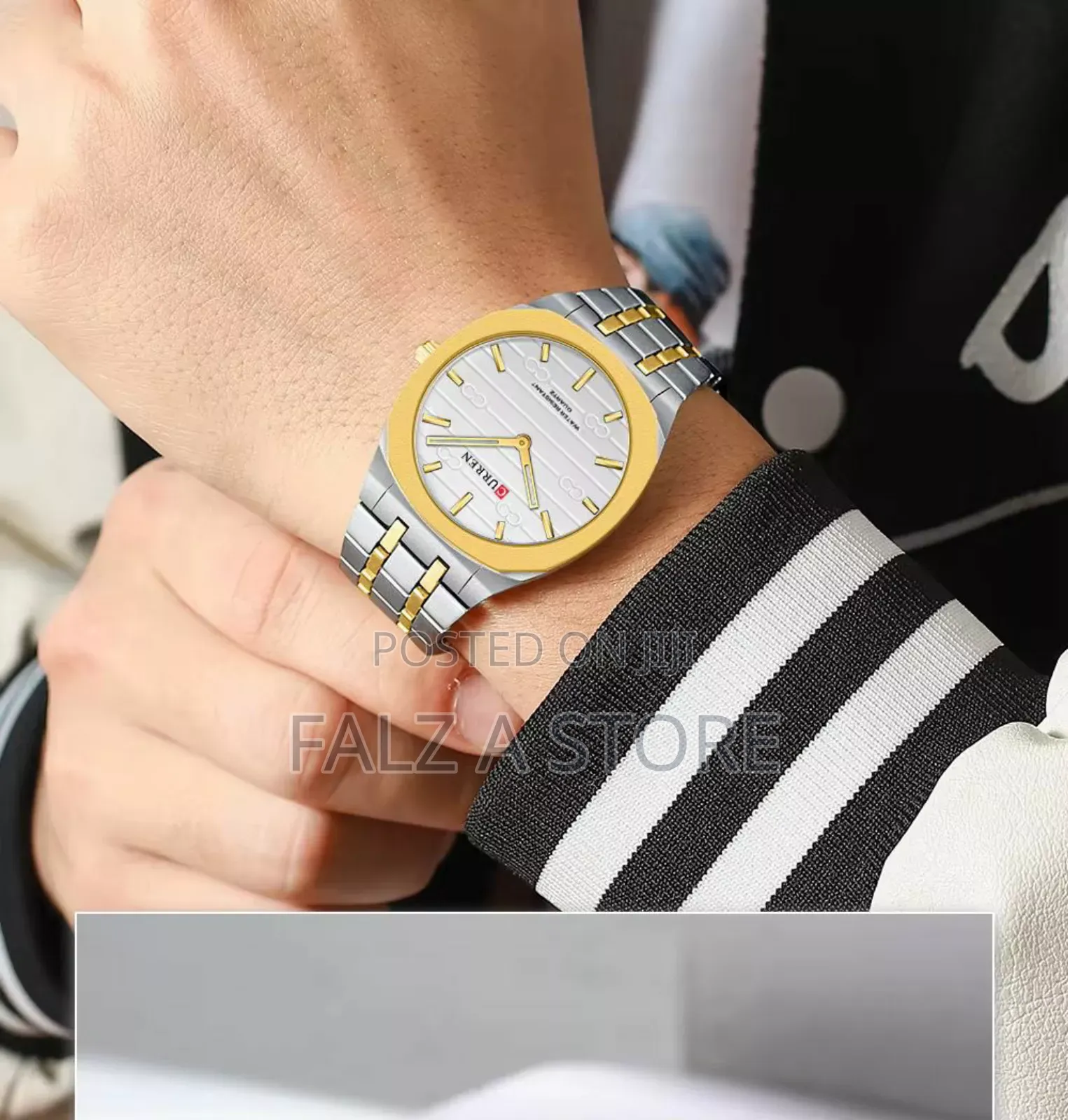 Curren Chain Wristwatch (Quartz Movement)