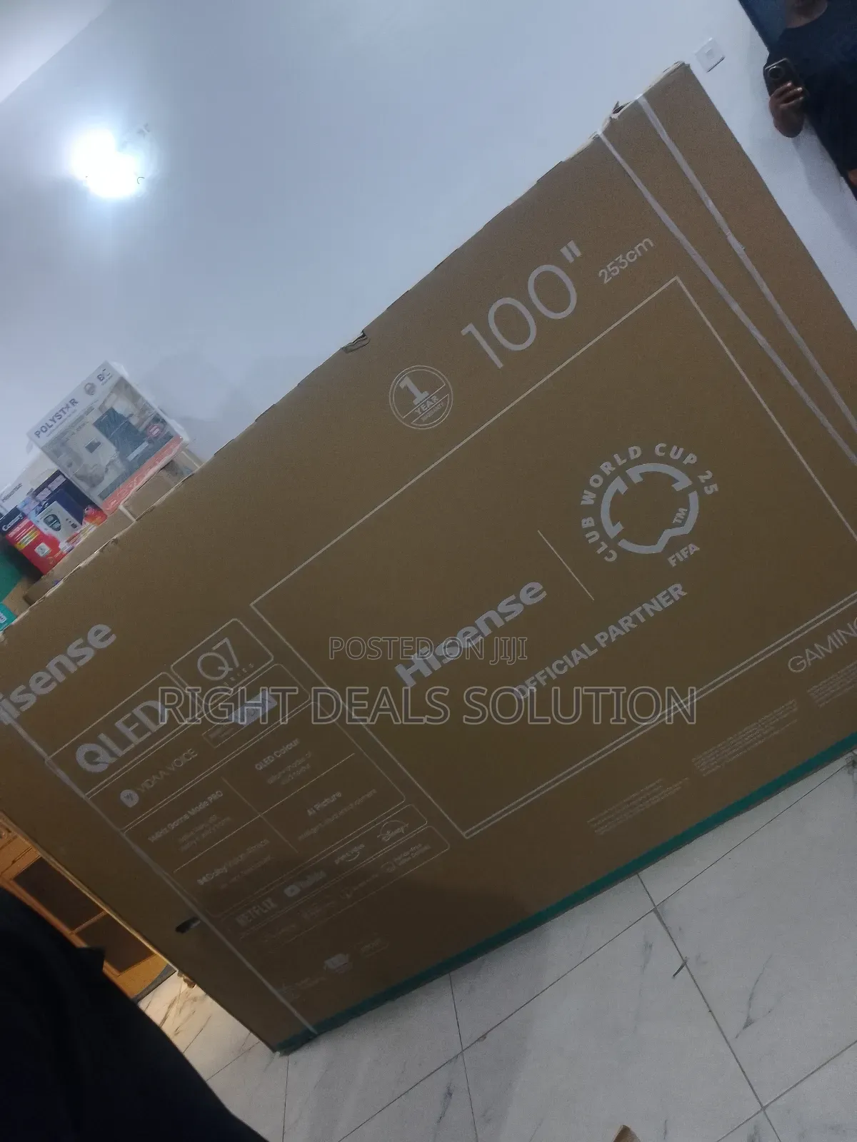 Hisense 100" Qled: Giant Screen, Billion-Color Immersion