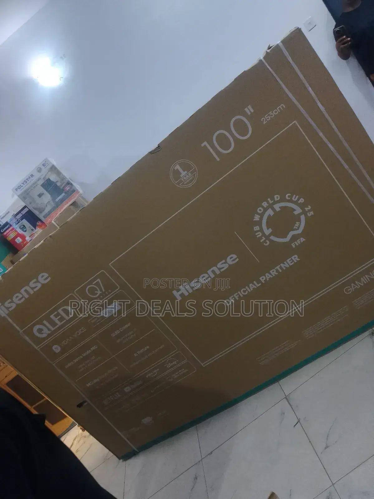 Hisense 100" Qled: Giant Screen, Billion-Color Immersion