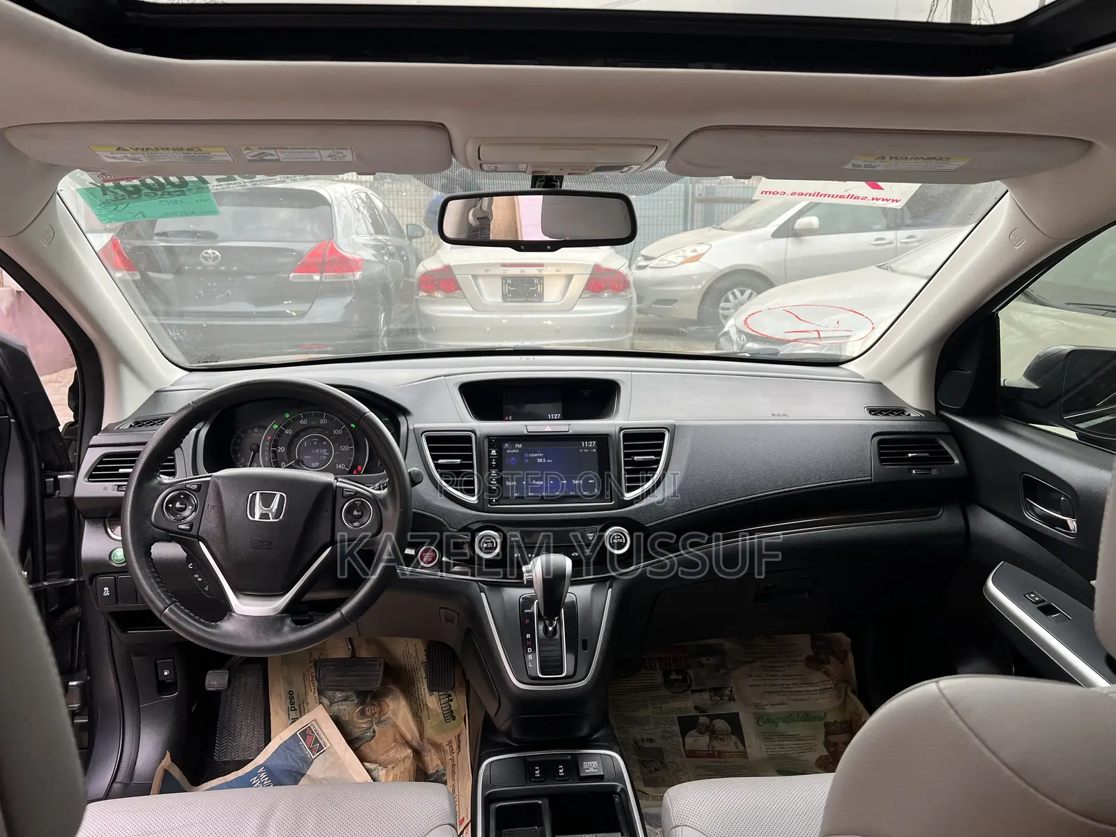 Honda CR-V Touring 4dr SUV AWD (2.4L 4cyl CVT) 2015 Gray