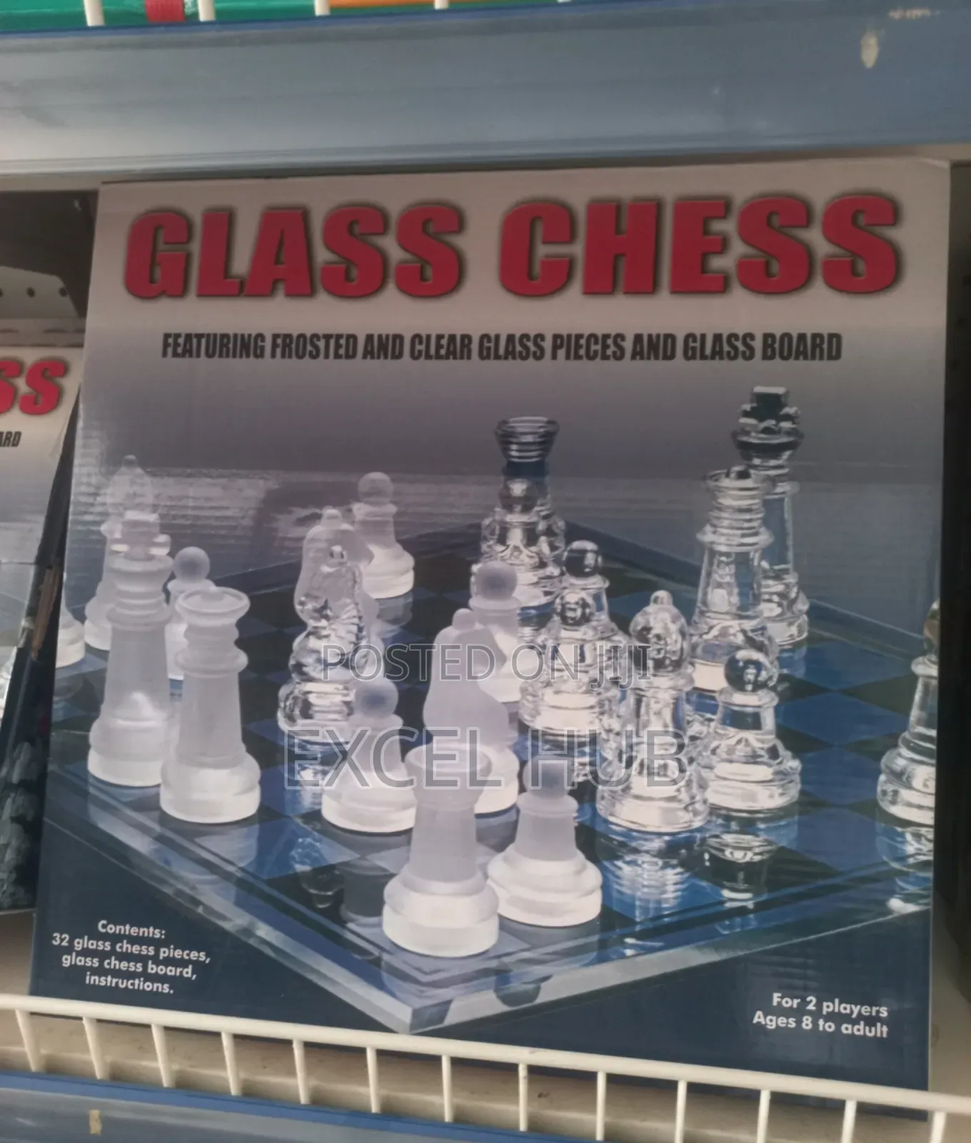 Big Size Glass Chess