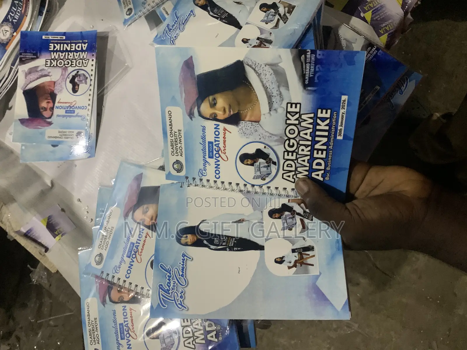 50pcs of A5 Convocation Jotter