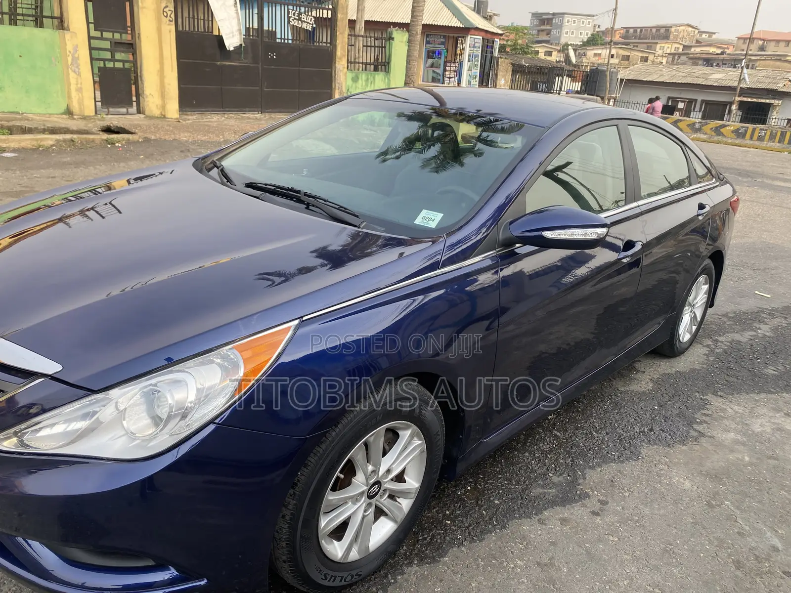 Hyundai Sonata GLS 4dr Sedan (2.4L 4cyl 6A) 2014 Blue