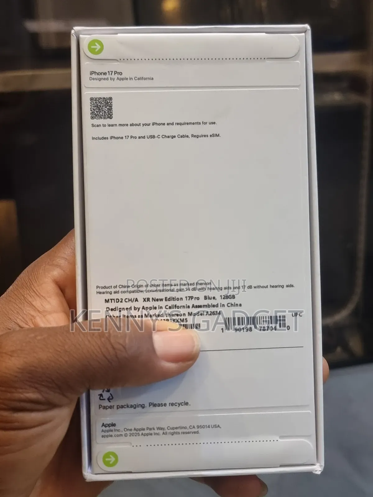 New Apple iPhone XR 128 GB Blue