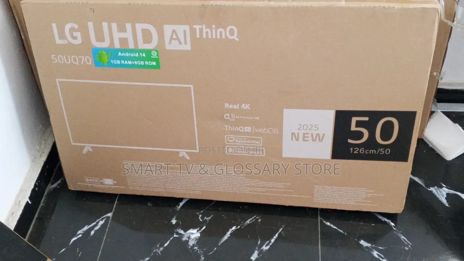 50 Inches Smart Tv With Great Improved Gb Inbuilt Air Play